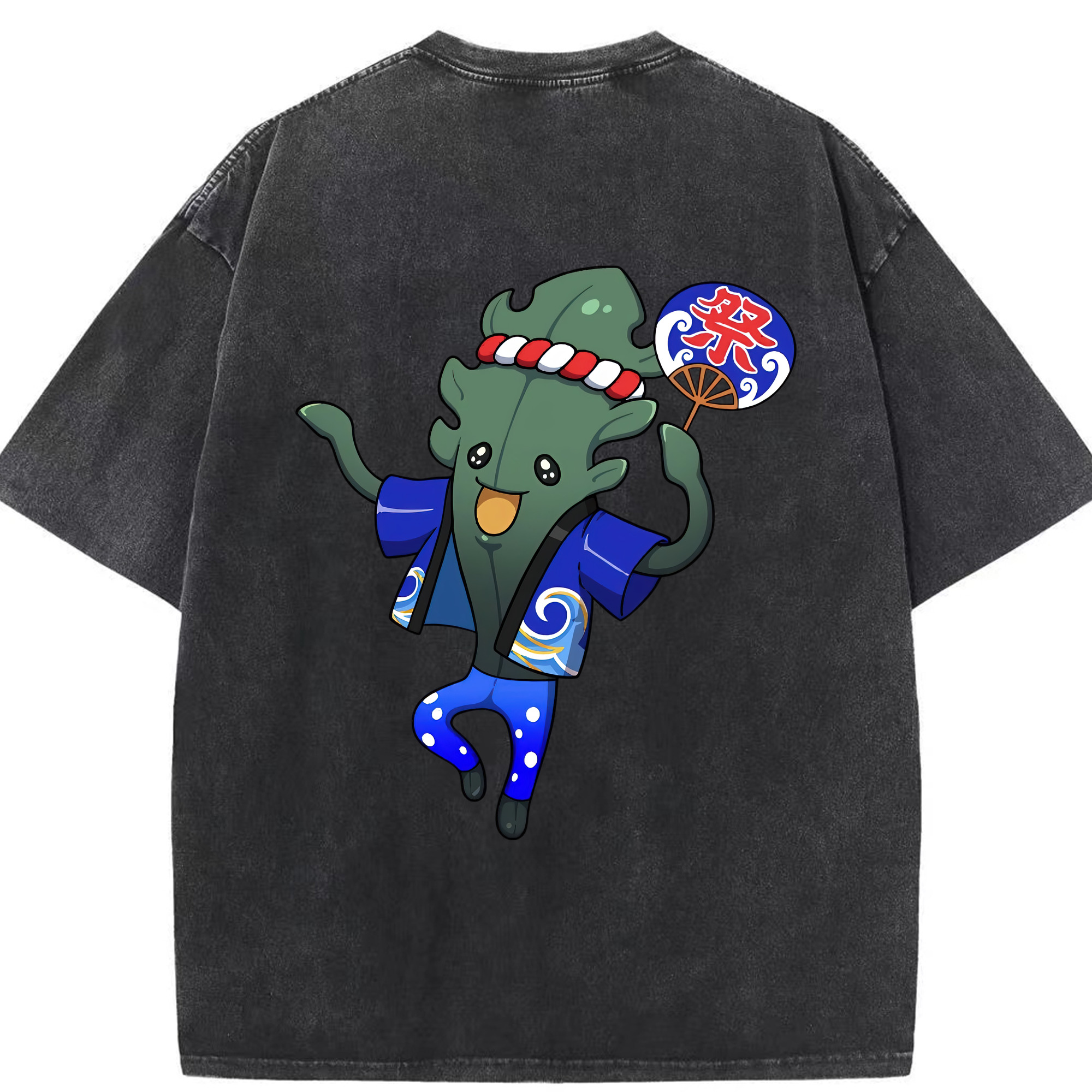 （画像用） 妖怪ウォッチ Yo-kai Watch 綿100% ヴィンテージ風 半袖Tシャツ（背面プリント）