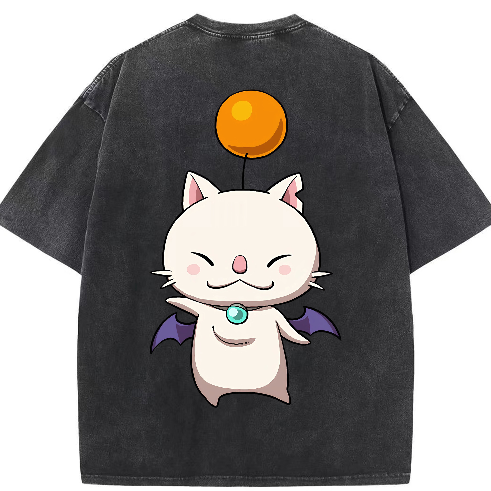 （画像用） 妖怪ウォッチ Yo-kai Watch 綿100% ヴィンテージ風 半袖Tシャツ（背面プリント）