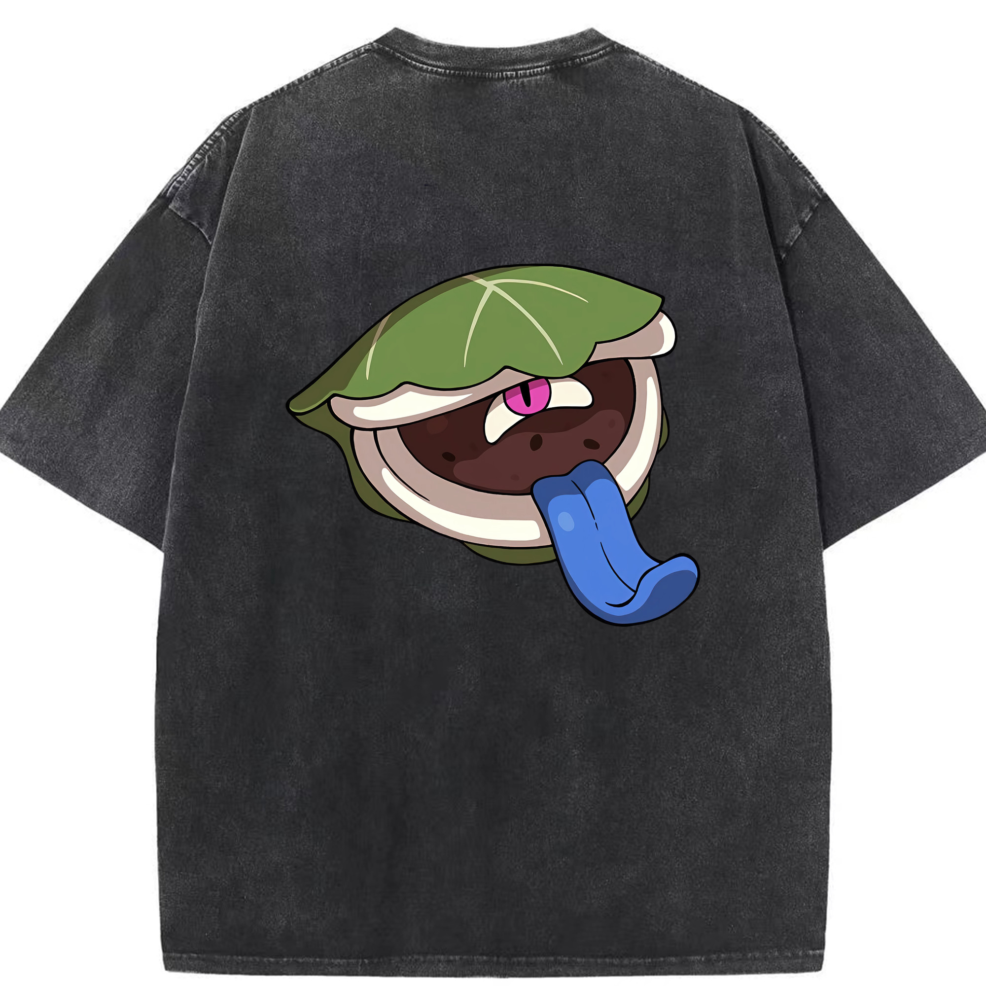 （画像用） 妖怪ウォッチ Yo-kai Watch 綿100% ヴィンテージ風 半袖Tシャツ（背面プリント）