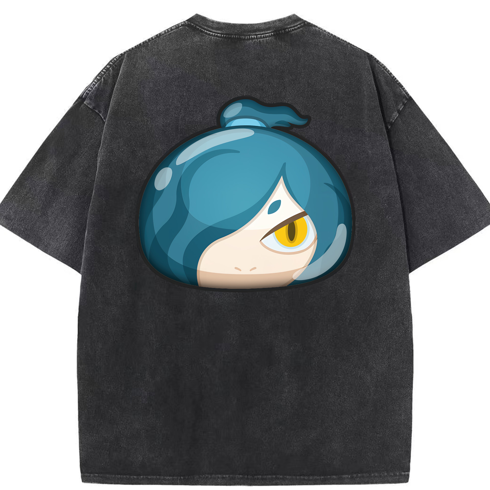 （画像用） 妖怪ウォッチ Yo-kai Watch 綿100% ヴィンテージ風 半袖Tシャツ（背面プリント）
