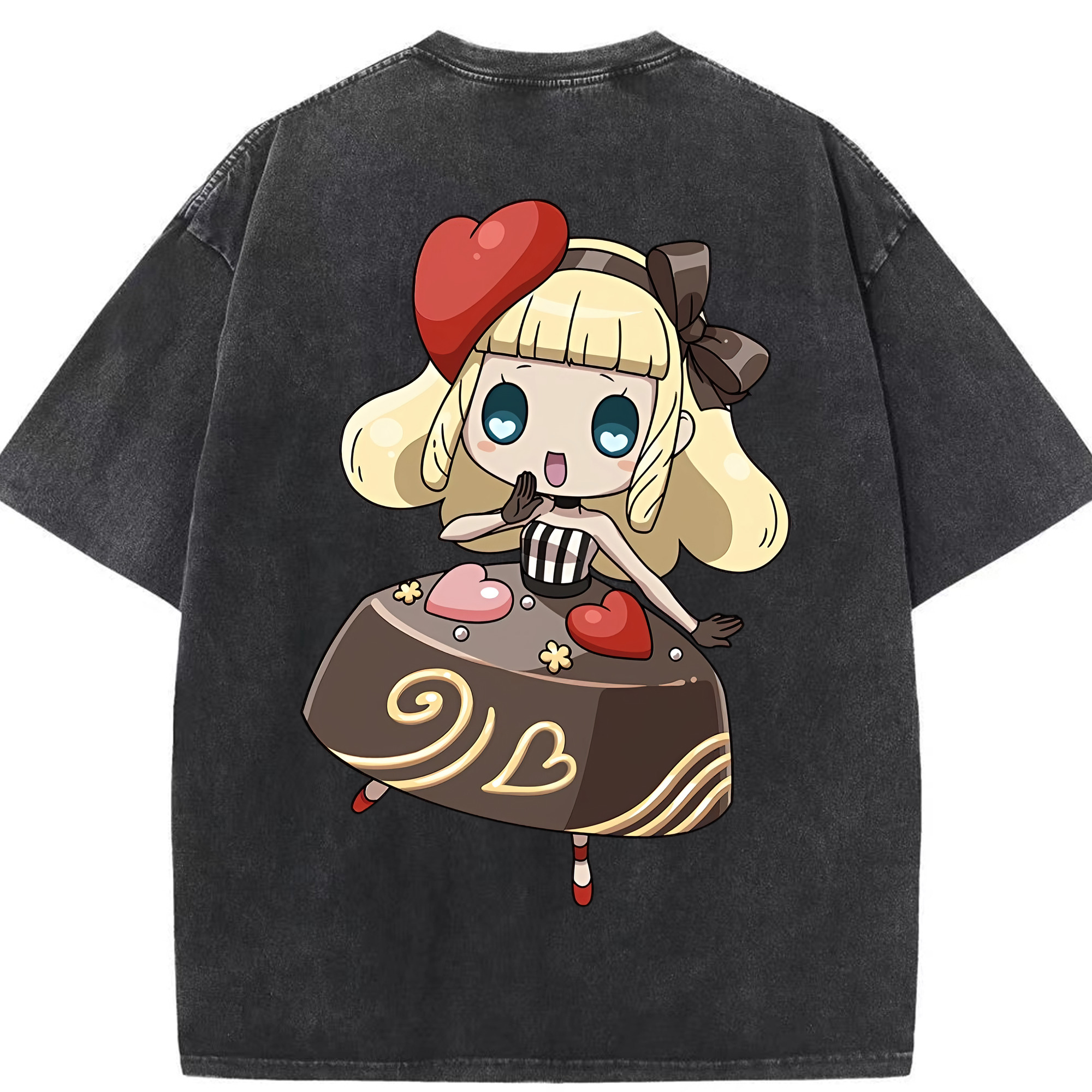 （画像用） 妖怪ウォッチ Yo-kai Watch 綿100% ヴィンテージ風 半袖Tシャツ（背面プリント）