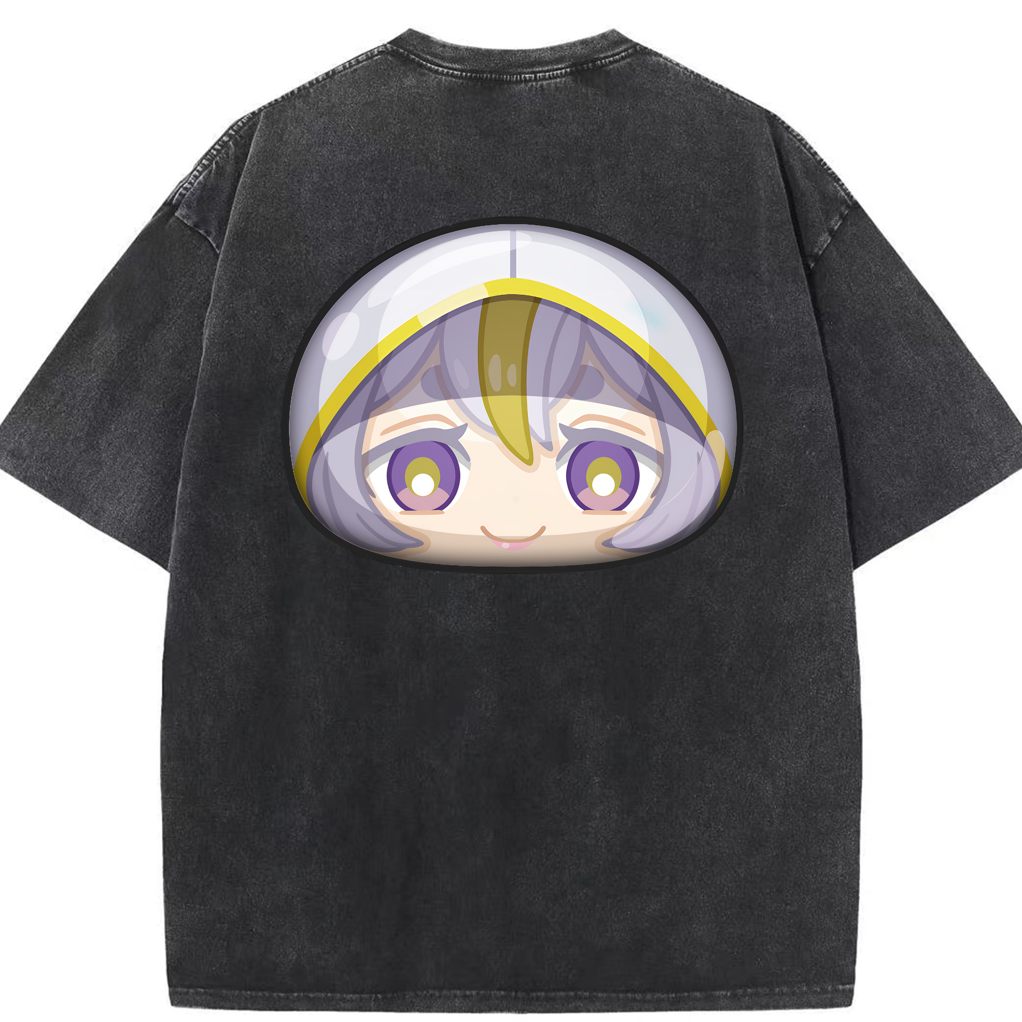 （画像用） 妖怪ウォッチ Yo-kai Watch 綿100% ヴィンテージ風 半袖Tシャツ（背面プリント）