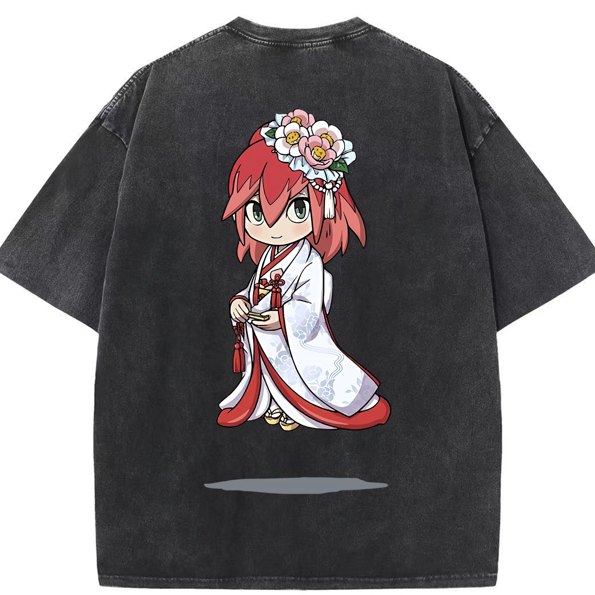 （画像用） 妖怪ウォッチ Yo-kai Watch 綿100% ヴィンテージ風 半袖Tシャツ（背面プリント）