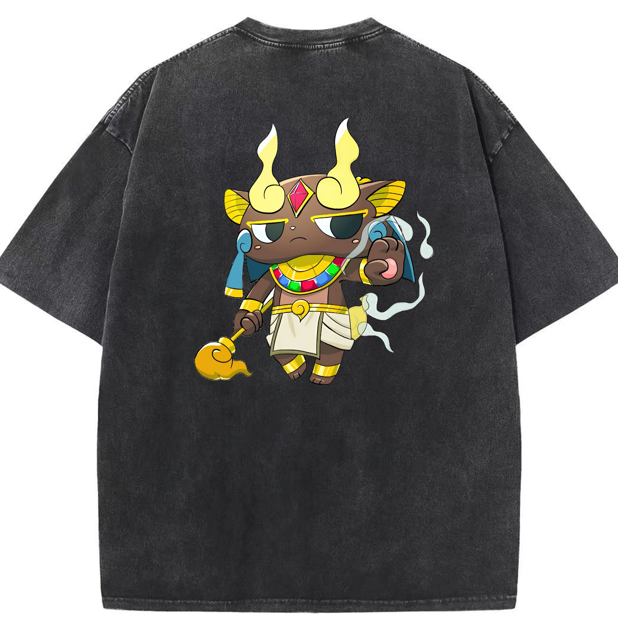 （画像用） 妖怪ウォッチ Yo-kai Watch 綿100% ヴィンテージ風 半袖Tシャツ（背面プリント）