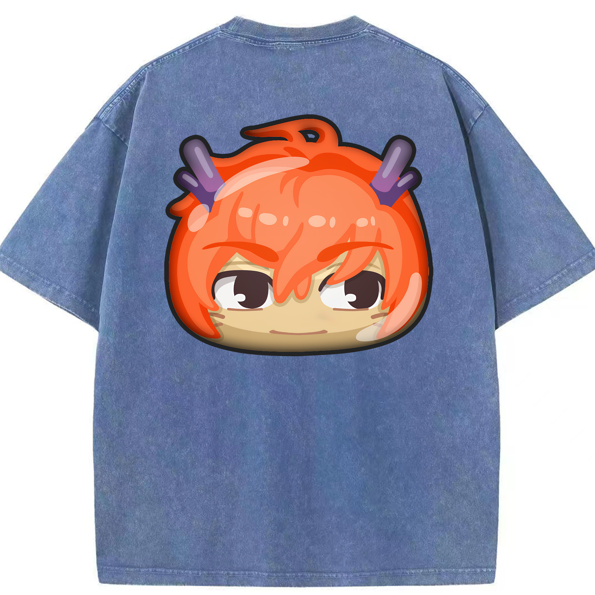 （画像用） 妖怪ウォッチ Yo-kai Watch 綿100% ヴィンテージ風 半袖Tシャツ（背面プリント）