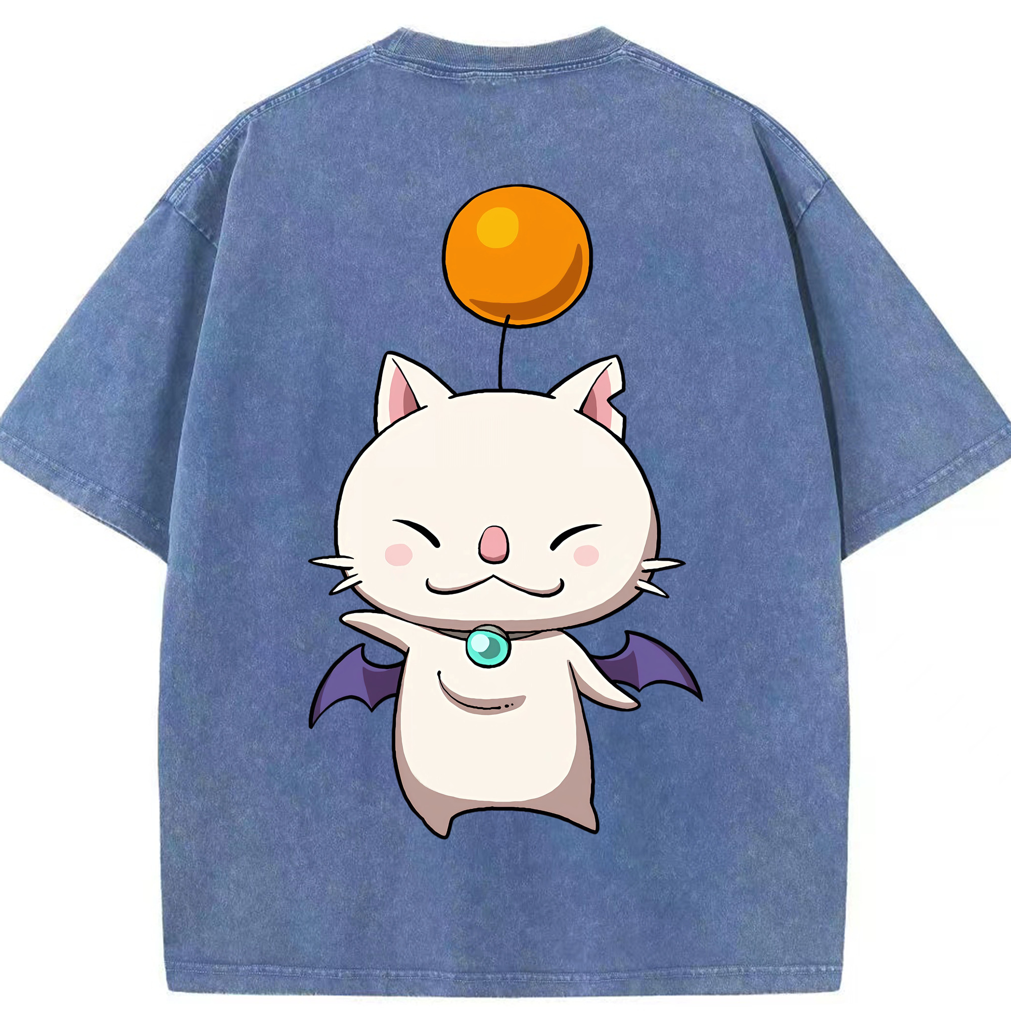 （画像用） 妖怪ウォッチ Yo-kai Watch 綿100% ヴィンテージ風 半袖Tシャツ（背面プリント）