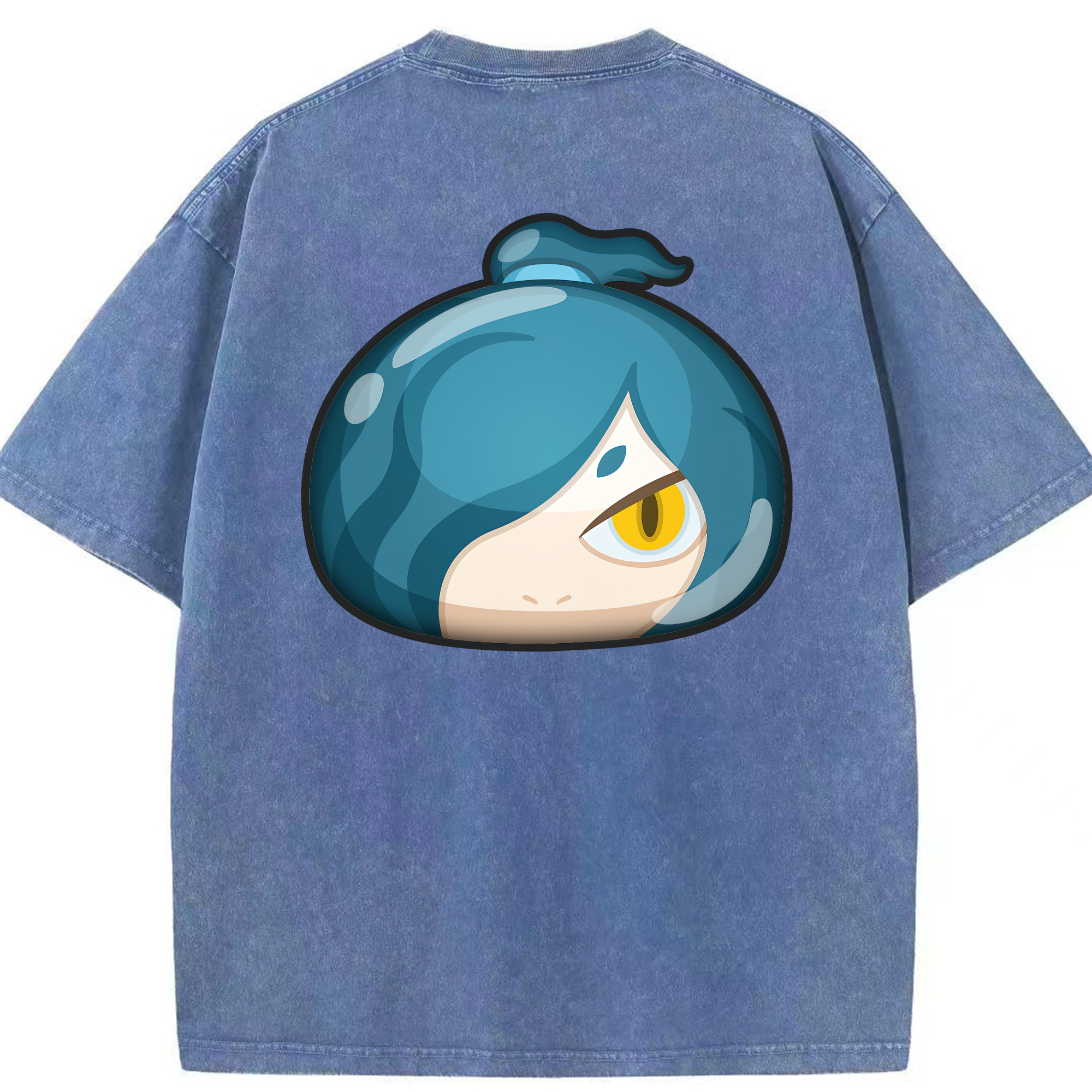 （画像用） 妖怪ウォッチ Yo-kai Watch 綿100% ヴィンテージ風 半袖Tシャツ（背面プリント）