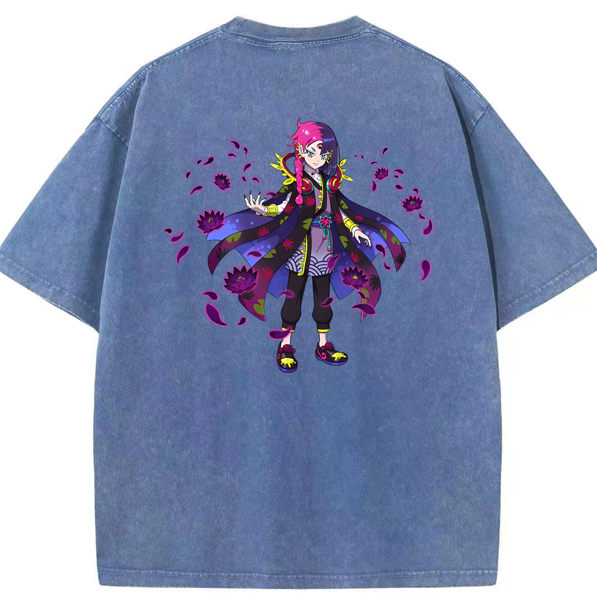 （画像用） 妖怪ウォッチ Yo-kai Watch 綿100% ヴィンテージ風 半袖Tシャツ（背面プリント）