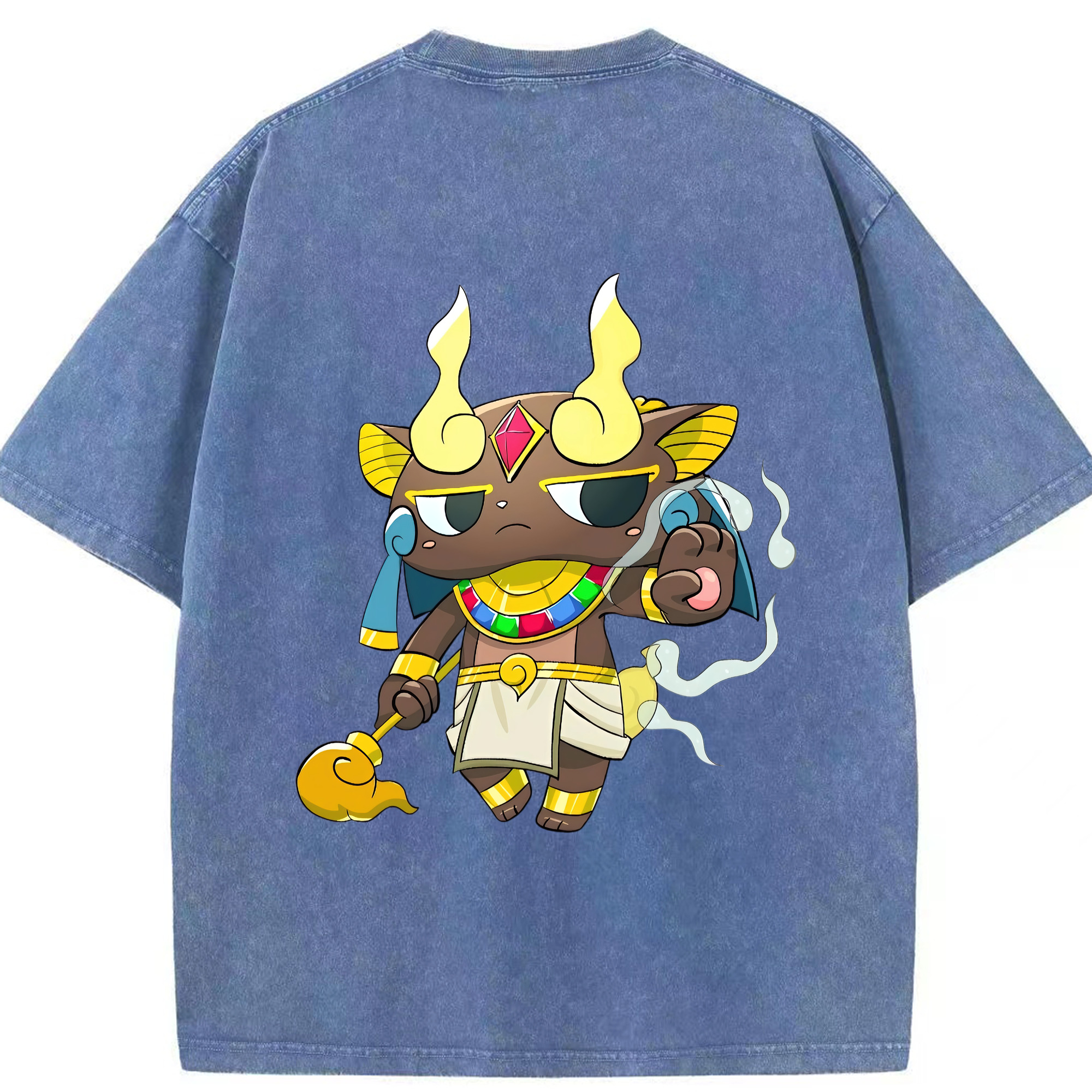 （画像用） 妖怪ウォッチ Yo-kai Watch 綿100% ヴィンテージ風 半袖Tシャツ（背面プリント）