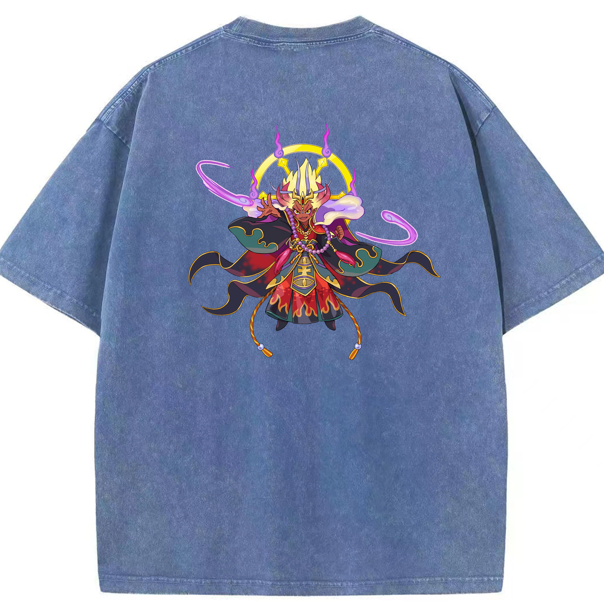 （画像用） 妖怪ウォッチ Yo-kai Watch 綿100% ヴィンテージ風 半袖Tシャツ（背面プリント）