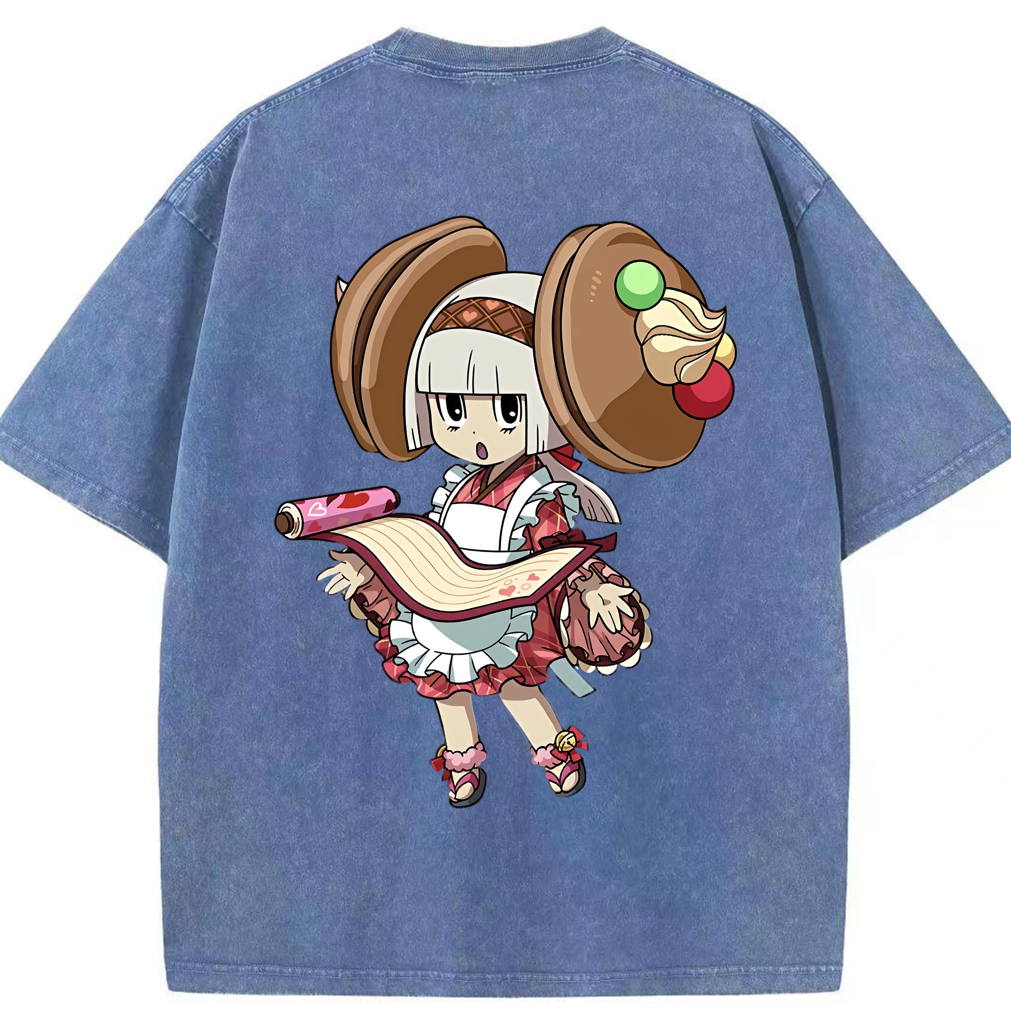 （画像用） 妖怪ウォッチ Yo-kai Watch 綿100% ヴィンテージ風 半袖Tシャツ（背面プリント）