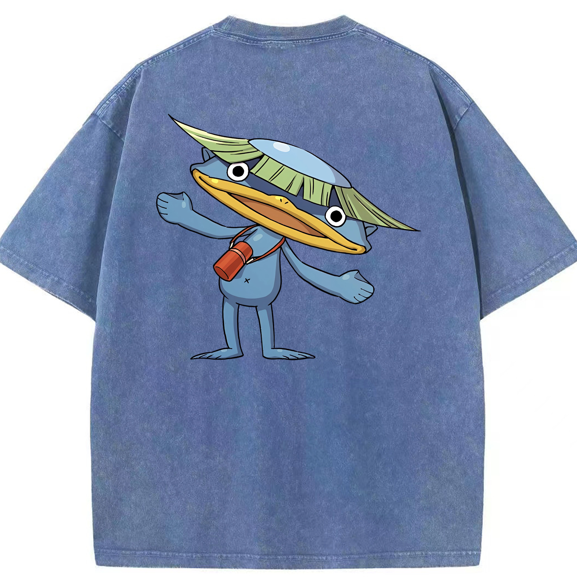 （画像用） 妖怪ウォッチ Yo-kai Watch 綿100% ヴィンテージ風 半袖Tシャツ（背面プリント）