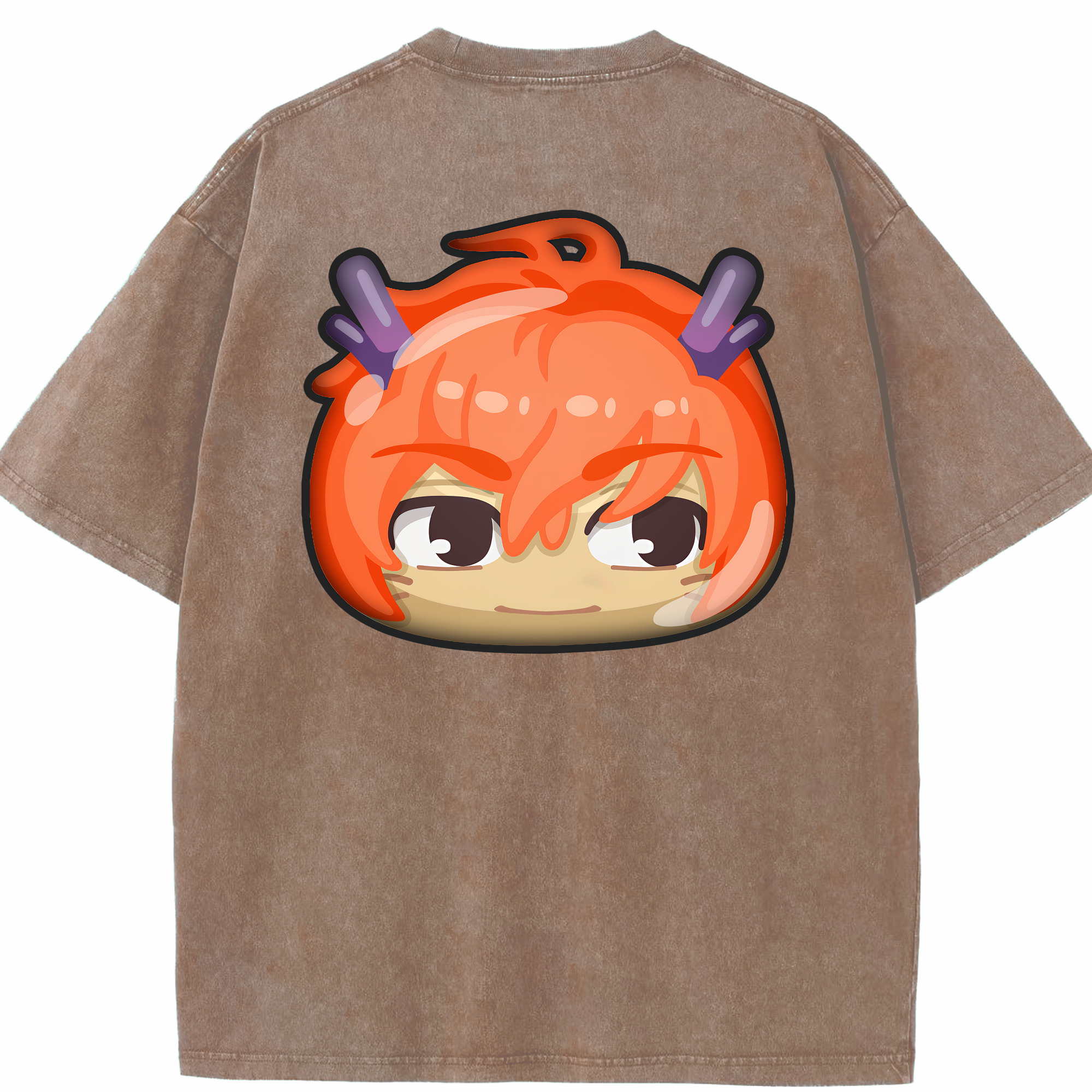 （画像用） 妖怪ウォッチ Yo-kai Watch 綿100% ヴィンテージ風 半袖Tシャツ（背面プリント）