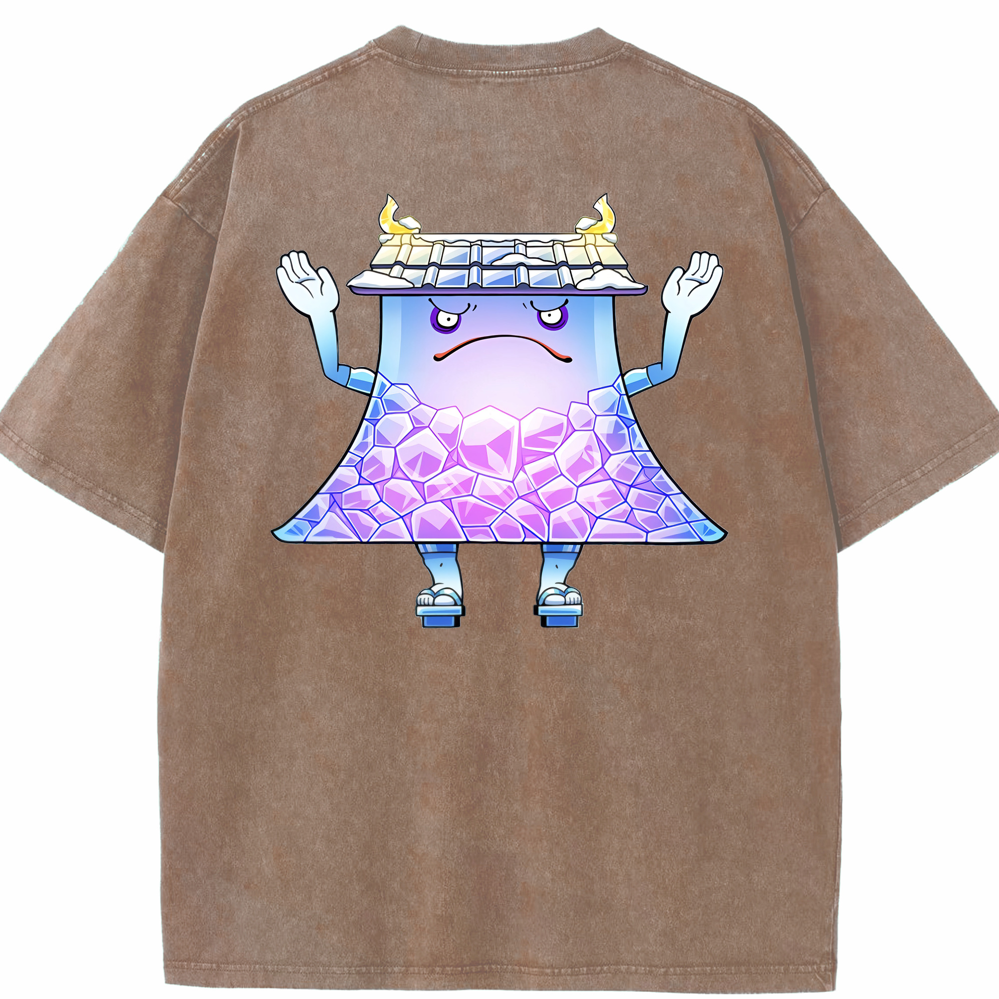 （画像用） 妖怪ウォッチ Yo-kai Watch 綿100% ヴィンテージ風 半袖Tシャツ（背面プリント）