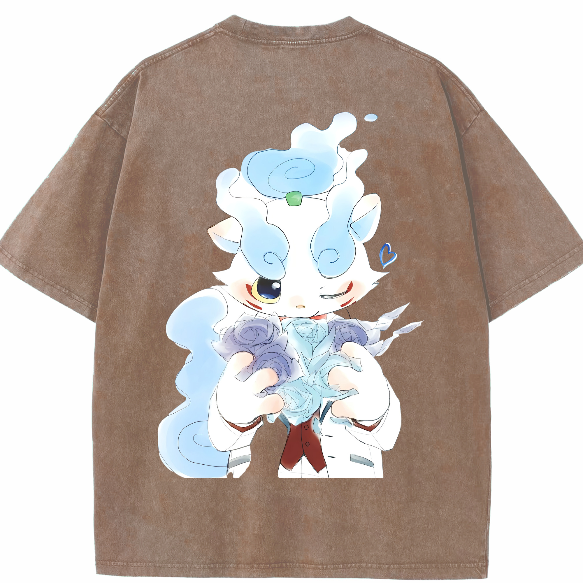 （画像用） 妖怪ウォッチ Yo-kai Watch 綿100% ヴィンテージ風 半袖Tシャツ（背面プリント）