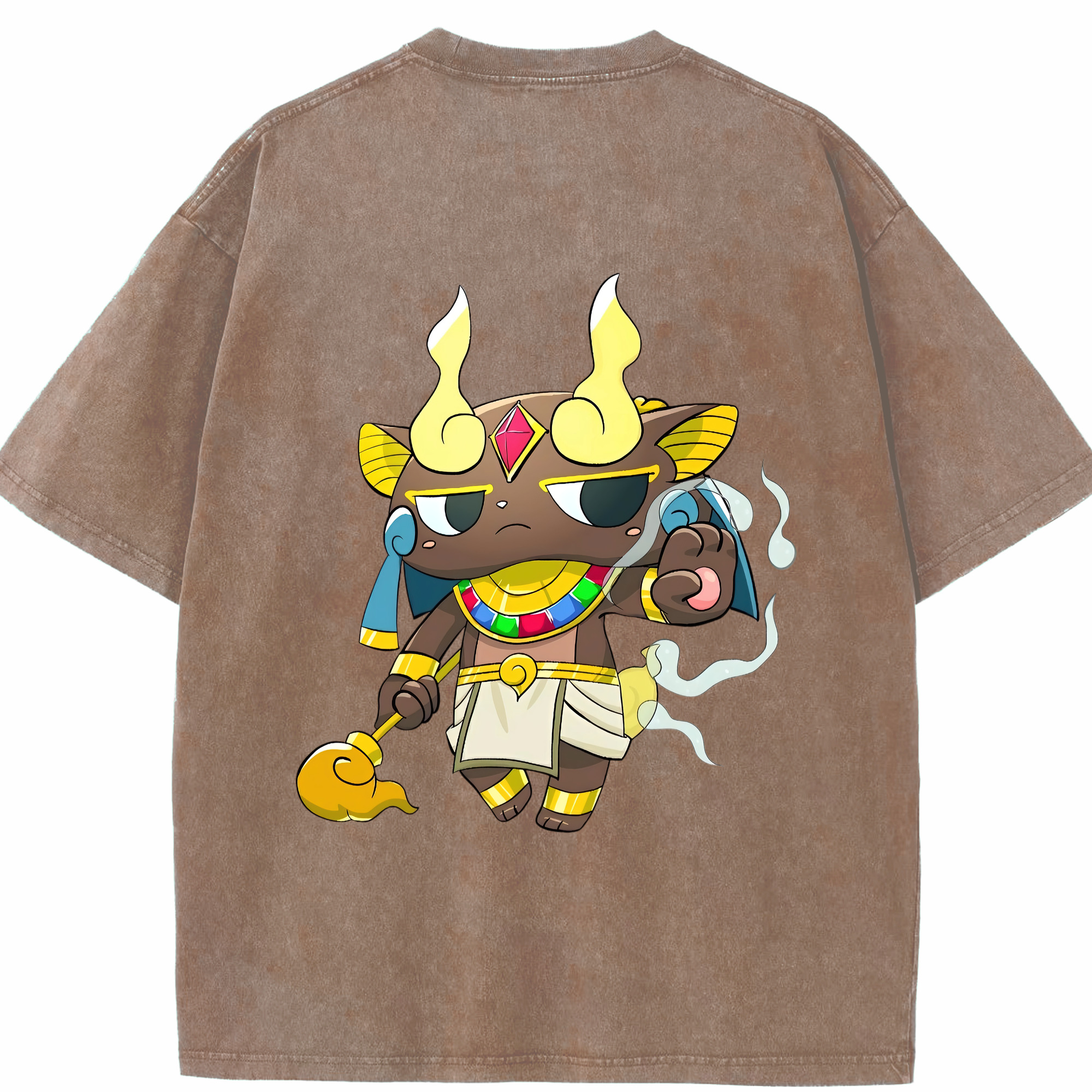 （画像用） 妖怪ウォッチ Yo-kai Watch 綿100% ヴィンテージ風 半袖Tシャツ（背面プリント）
