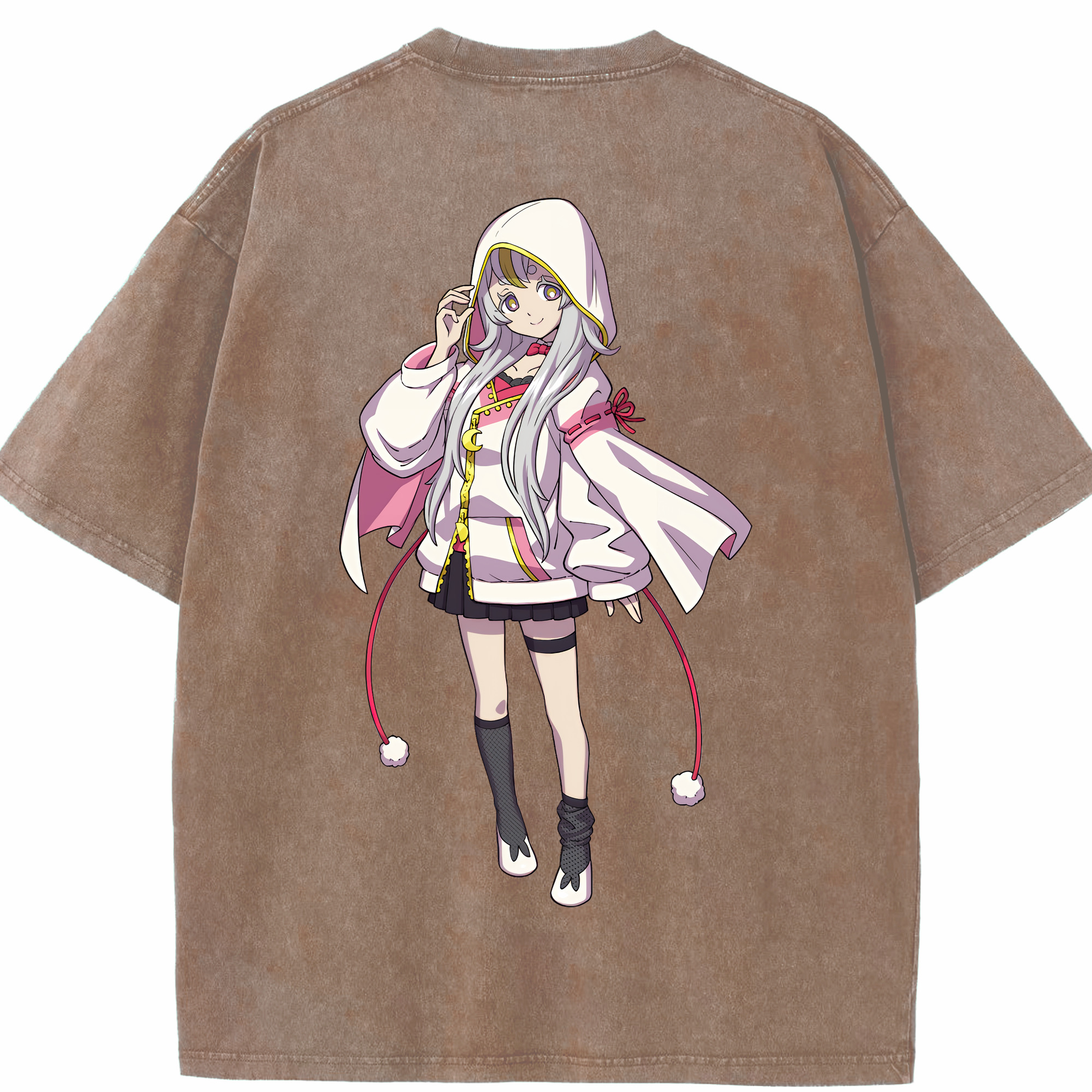 （画像用） 妖怪ウォッチ Yo-kai Watch 綿100% ヴィンテージ風 半袖Tシャツ（背面プリント）