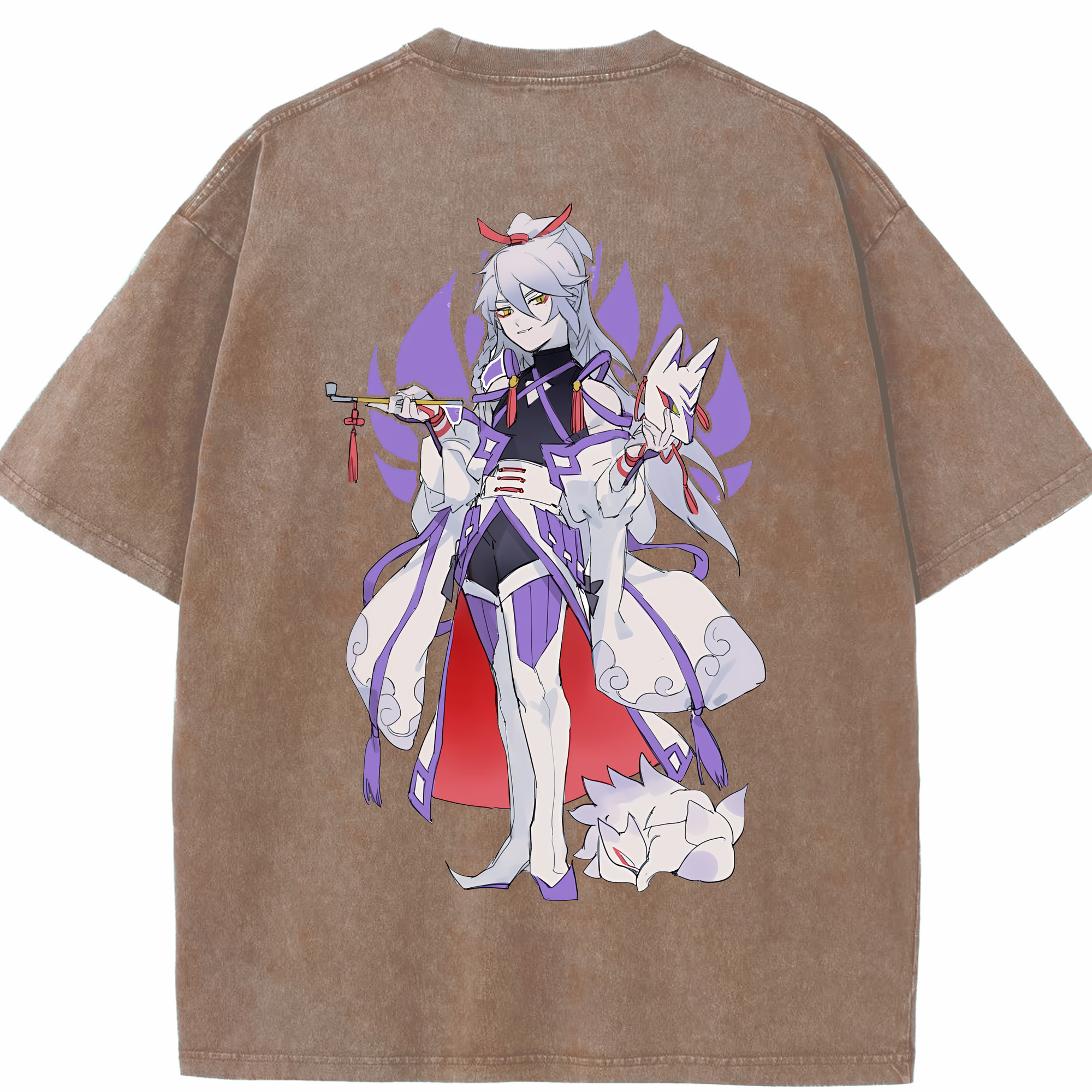 （画像用） 妖怪ウォッチ Yo-kai Watch 綿100% ヴィンテージ風 半袖Tシャツ（背面プリント）