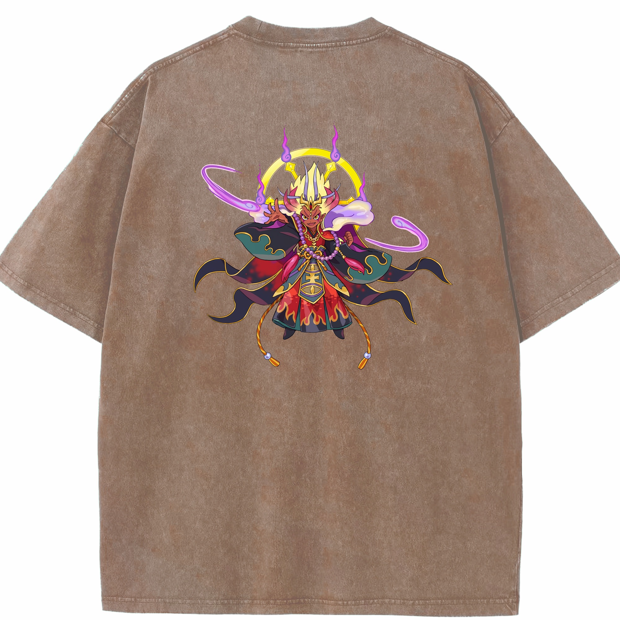 （画像用） 妖怪ウォッチ Yo-kai Watch 綿100% ヴィンテージ風 半袖Tシャツ（背面プリント）