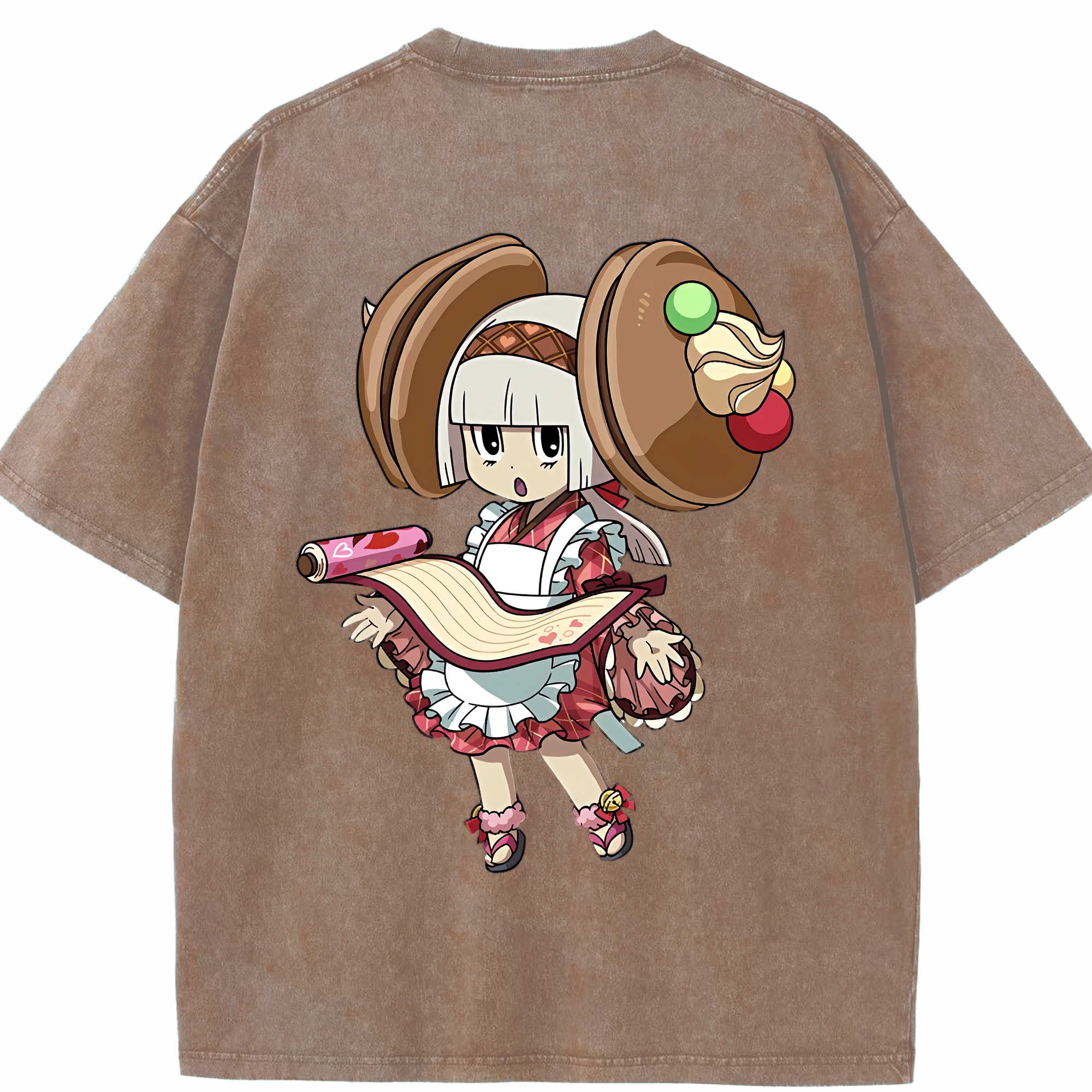 （画像用） 妖怪ウォッチ Yo-kai Watch 綿100% ヴィンテージ風 半袖Tシャツ（背面プリント）