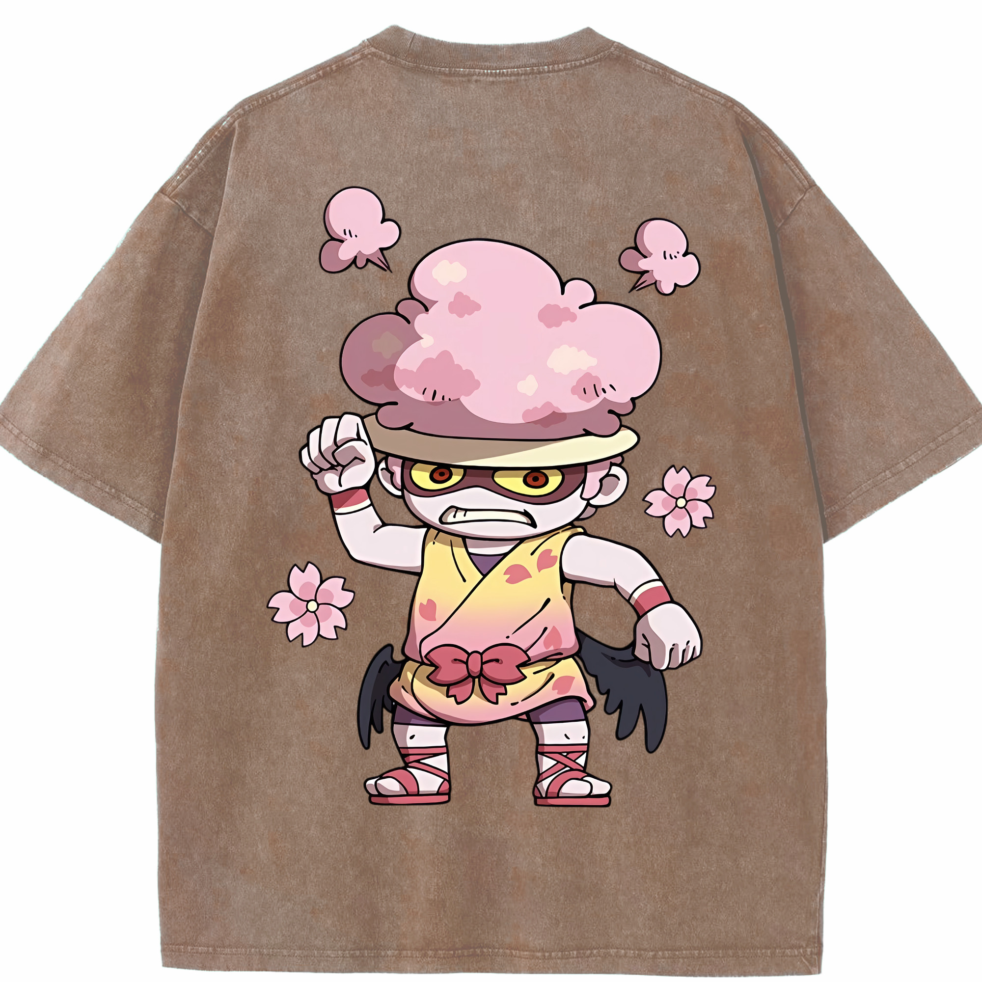 （画像用） 妖怪ウォッチ Yo-kai Watch 綿100% ヴィンテージ風 半袖Tシャツ（背面プリント）