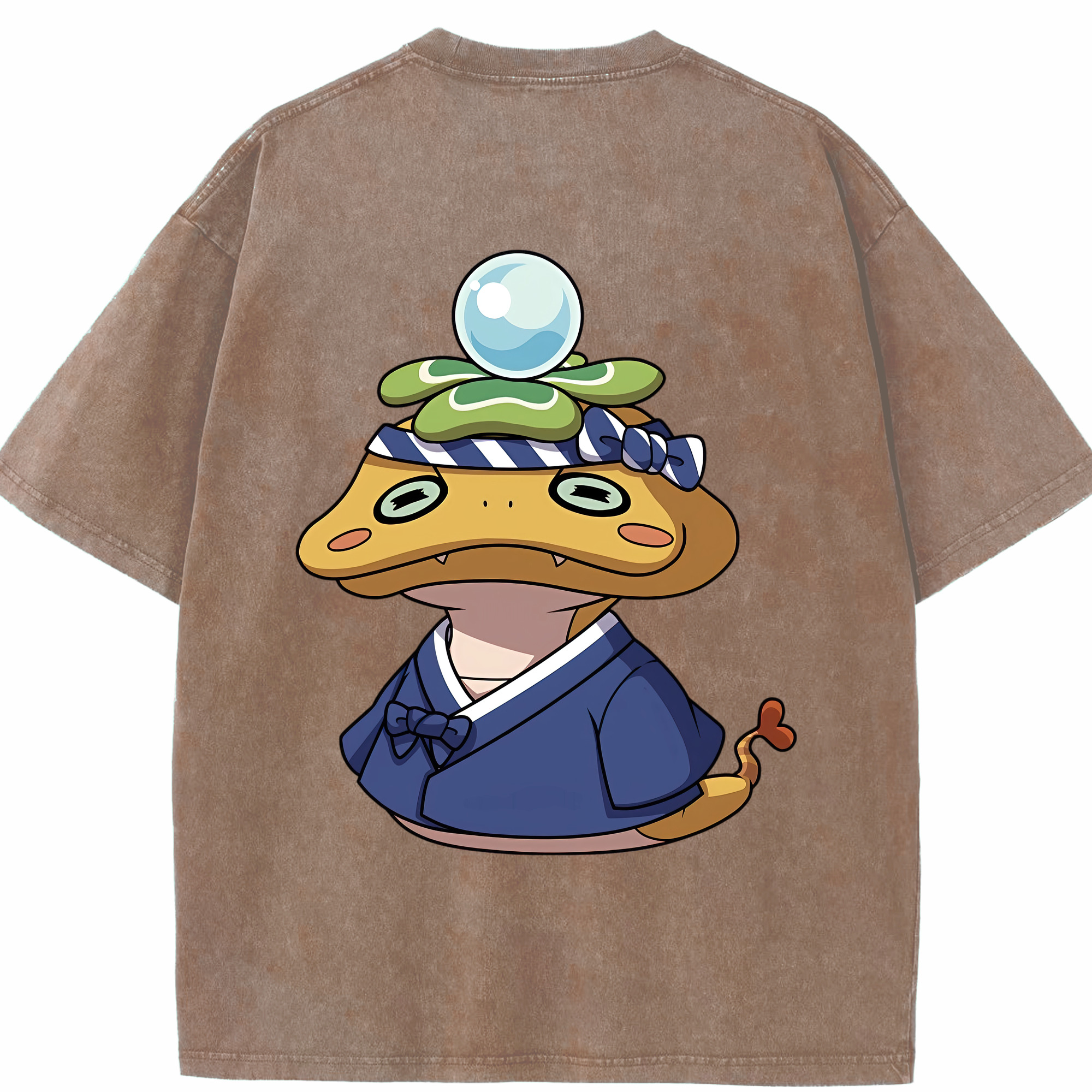 （画像用） 妖怪ウォッチ Yo-kai Watch 綿100% ヴィンテージ風 半袖Tシャツ（背面プリント）