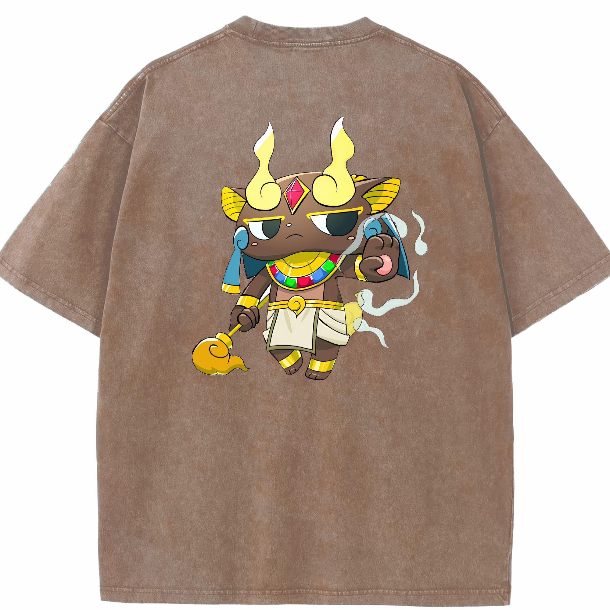（画像用） 妖怪ウォッチ Yo-kai Watch 綿100% ヴィンテージ風 半袖Tシャツ（背面プリント）