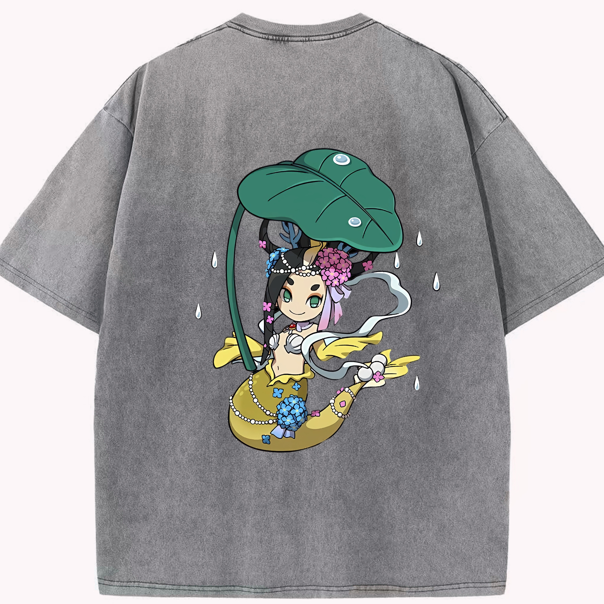 （画像用） 妖怪ウォッチ Yo-kai Watch 綿100% ヴィンテージ風 半袖Tシャツ（背面プリント）
