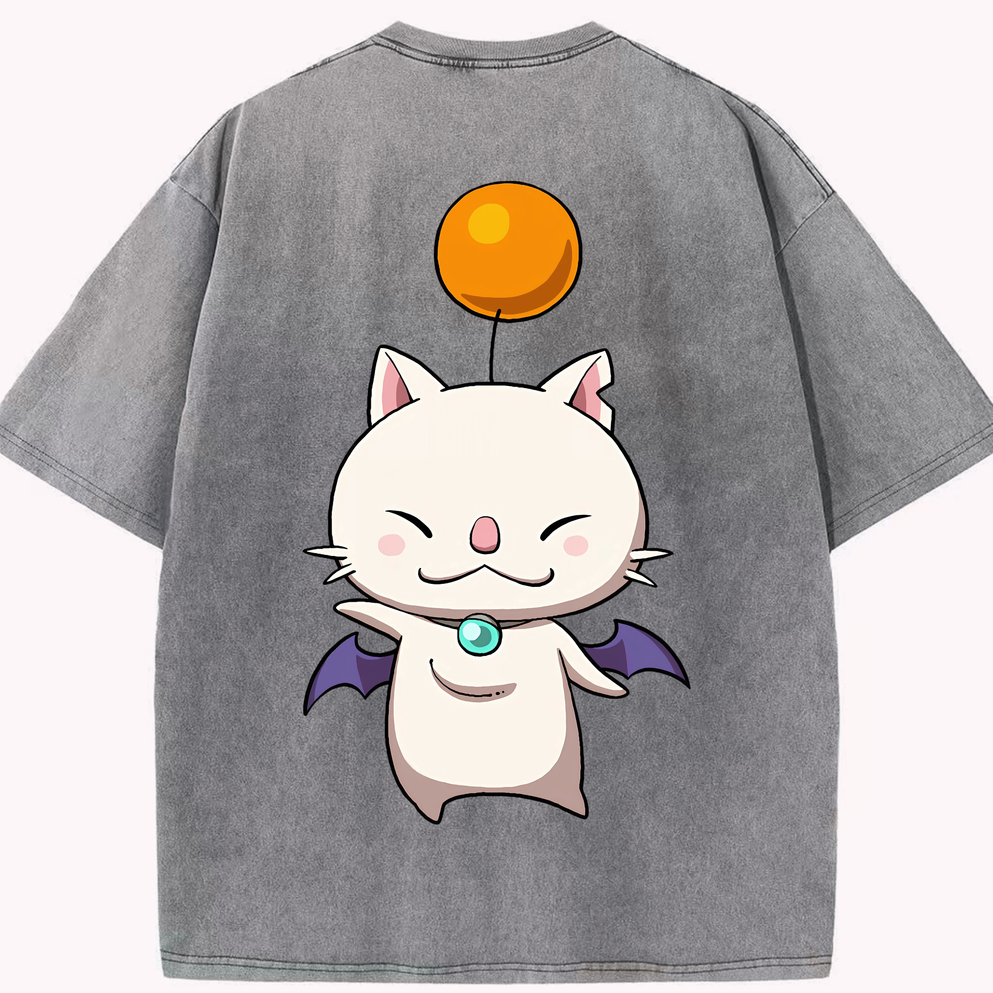 （画像用） 妖怪ウォッチ Yo-kai Watch 綿100% ヴィンテージ風 半袖Tシャツ（背面プリント）