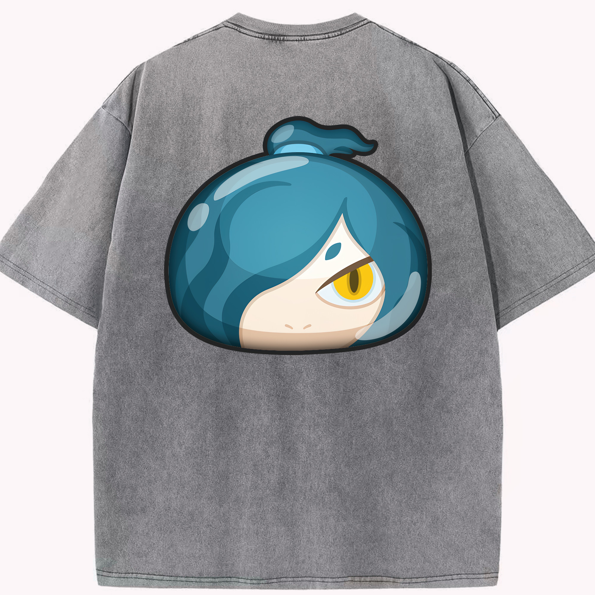 （画像用） 妖怪ウォッチ Yo-kai Watch 綿100% ヴィンテージ風 半袖Tシャツ（背面プリント）