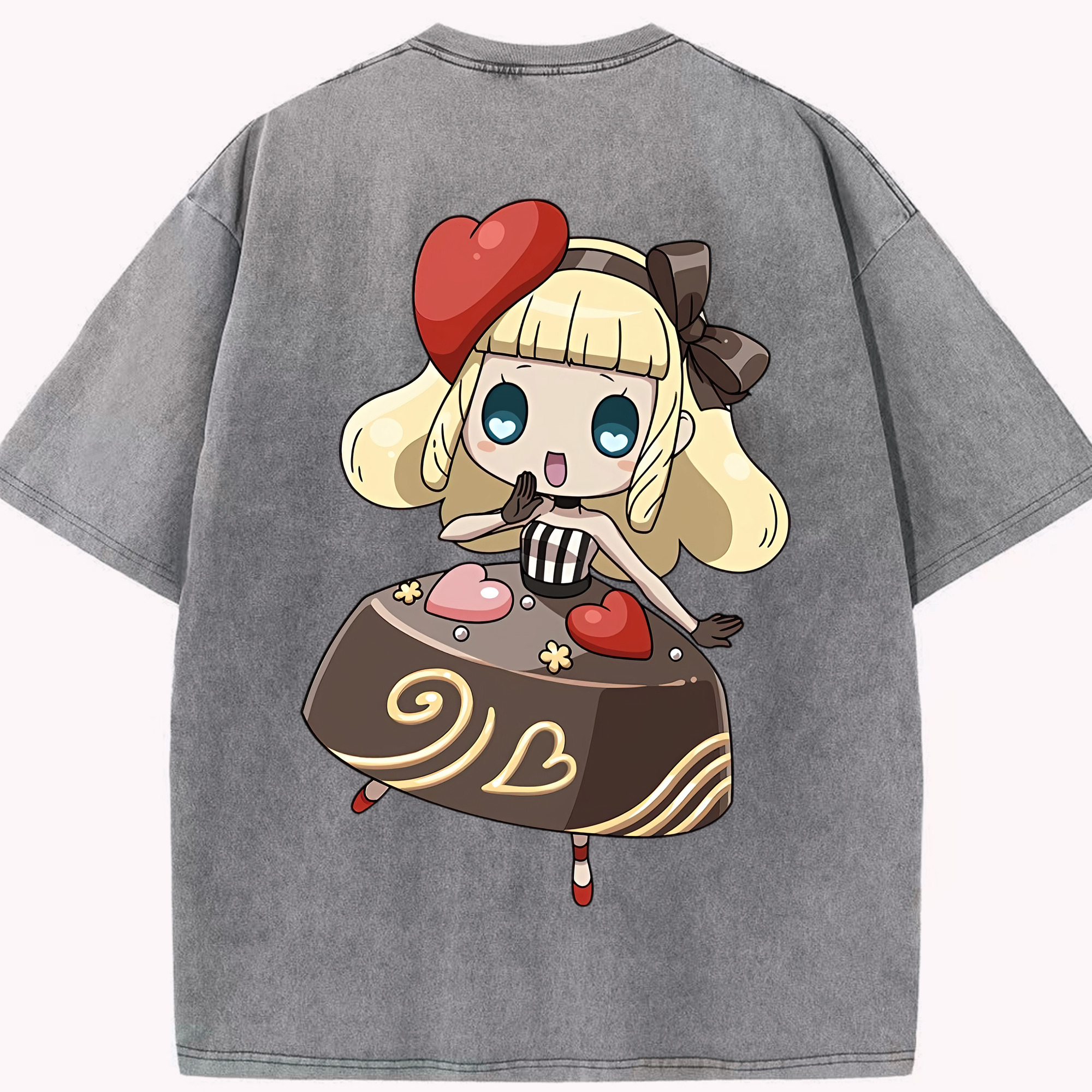 （画像用） 妖怪ウォッチ Yo-kai Watch 綿100% ヴィンテージ風 半袖Tシャツ（背面プリント）