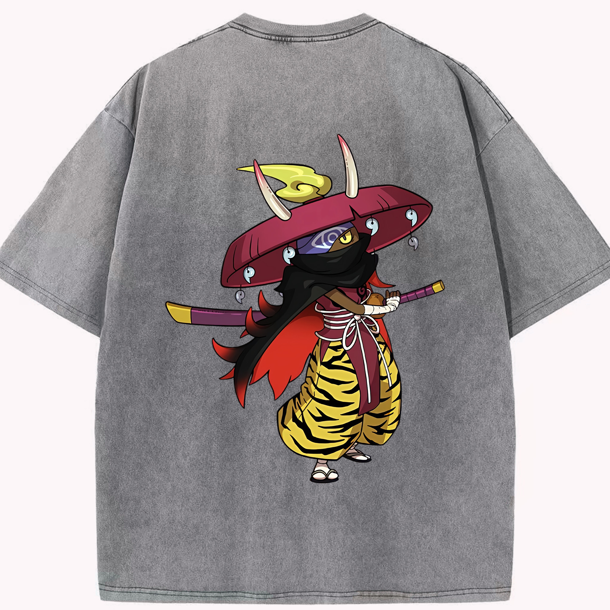 （画像用） 妖怪ウォッチ Yo-kai Watch 綿100% ヴィンテージ風 半袖Tシャツ（背面プリント）