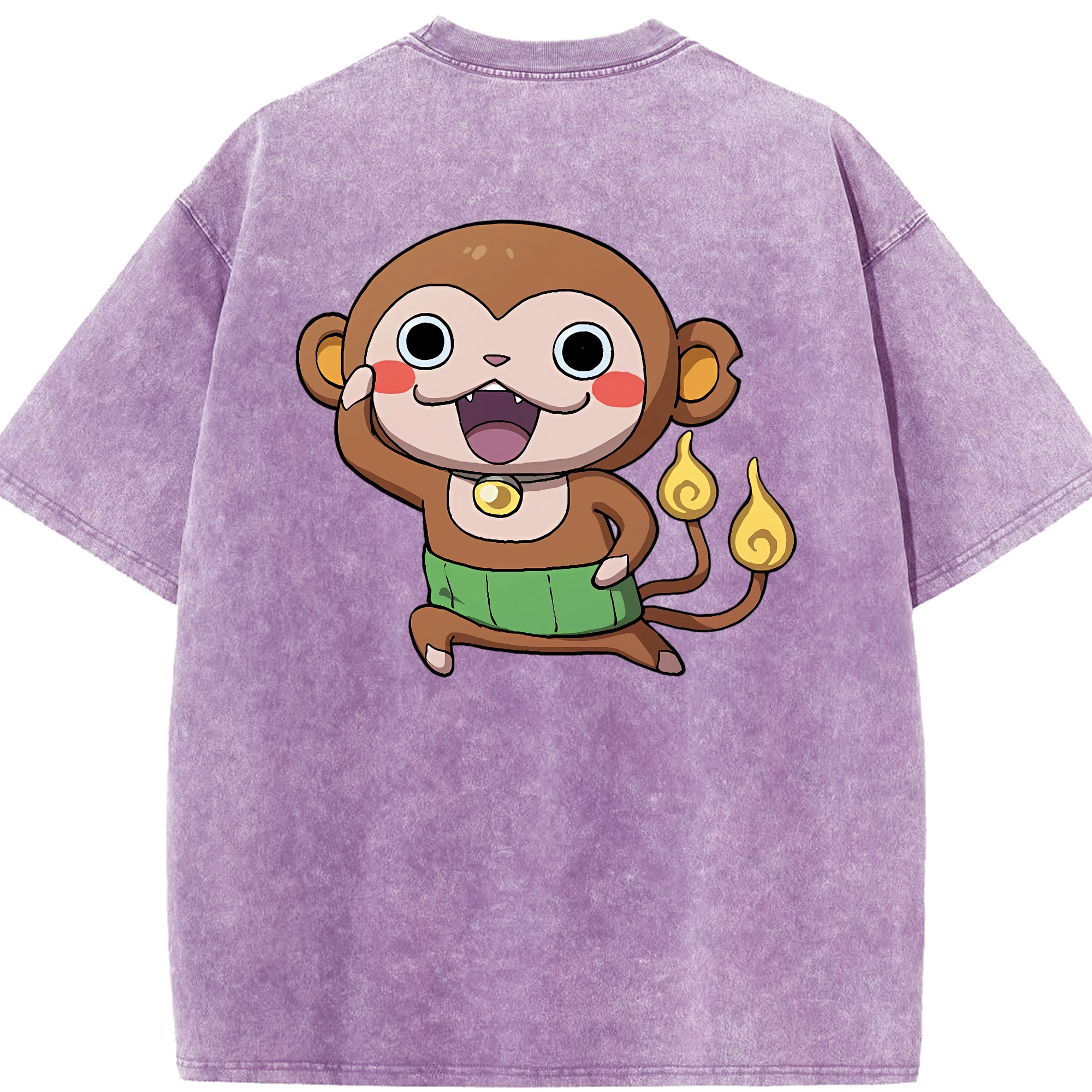 （画像用） 妖怪ウォッチ Yo-kai Watch 綿100% ヴィンテージ風 半袖Tシャツ（背面プリント）