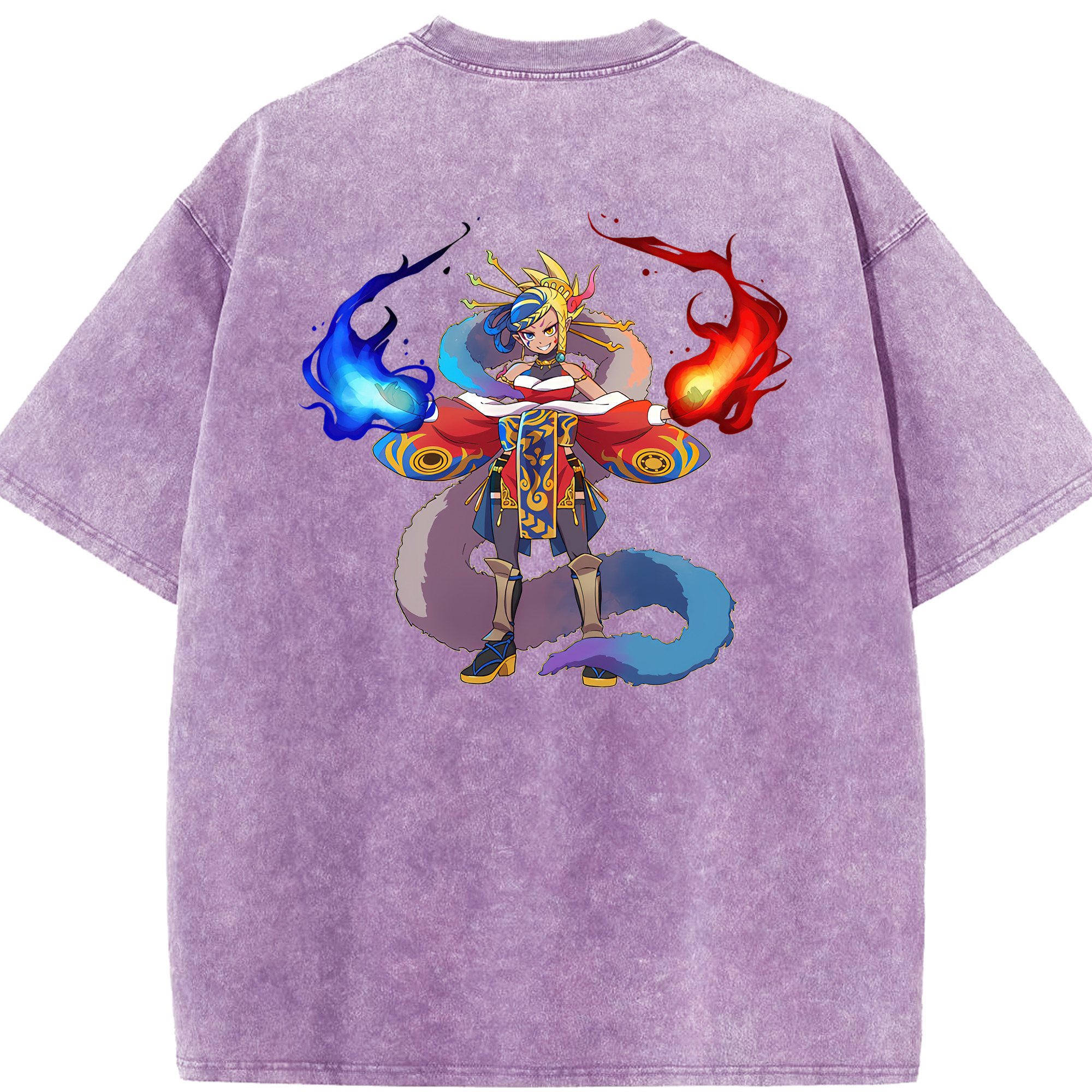 （画像用） 妖怪ウォッチ Yo-kai Watch 綿100% ヴィンテージ風 半袖Tシャツ（背面プリント）