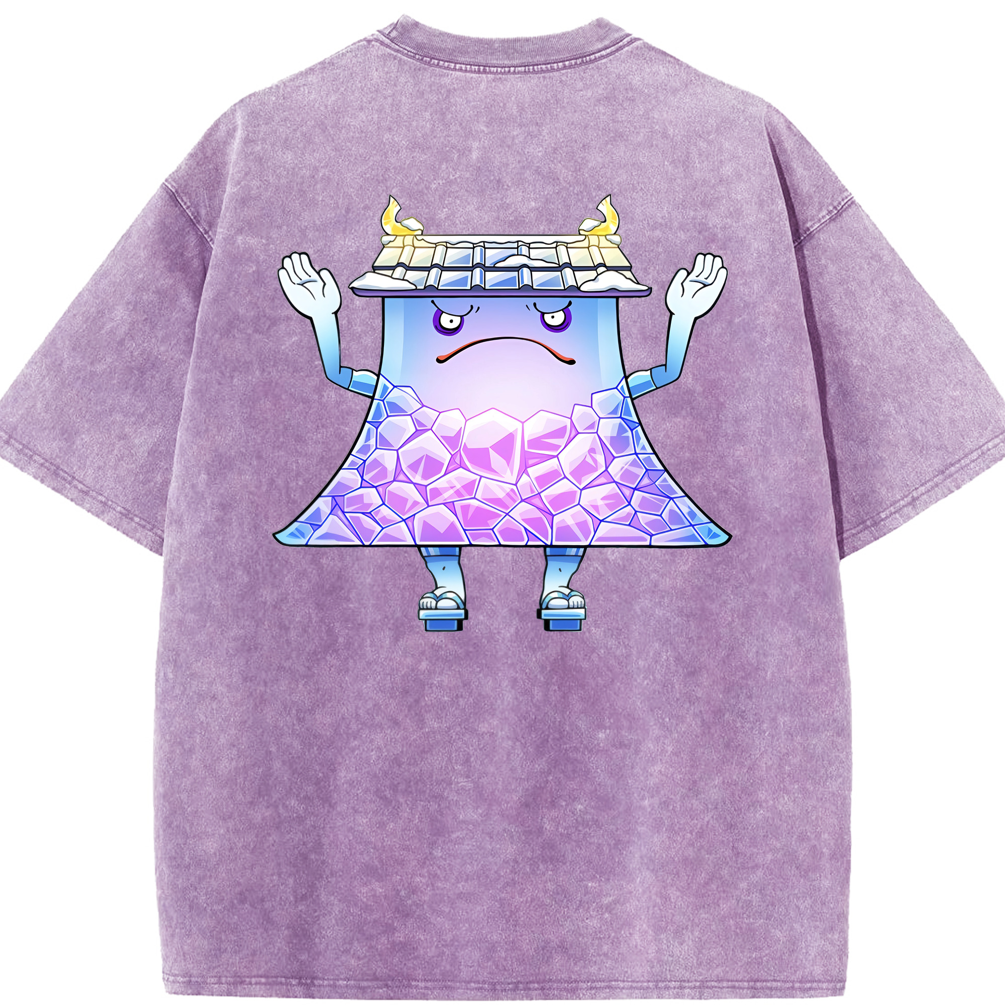 （画像用） 妖怪ウォッチ Yo-kai Watch 綿100% ヴィンテージ風 半袖Tシャツ（背面プリント）