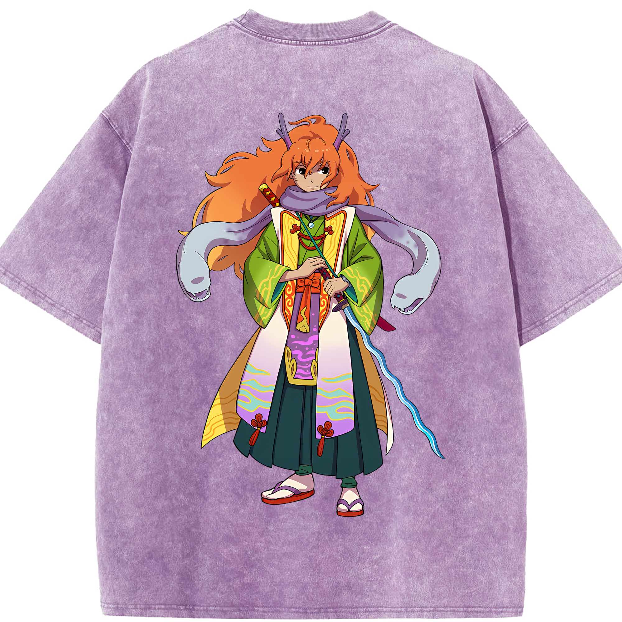（画像用） 妖怪ウォッチ Yo-kai Watch 綿100% ヴィンテージ風 半袖Tシャツ（背面プリント）