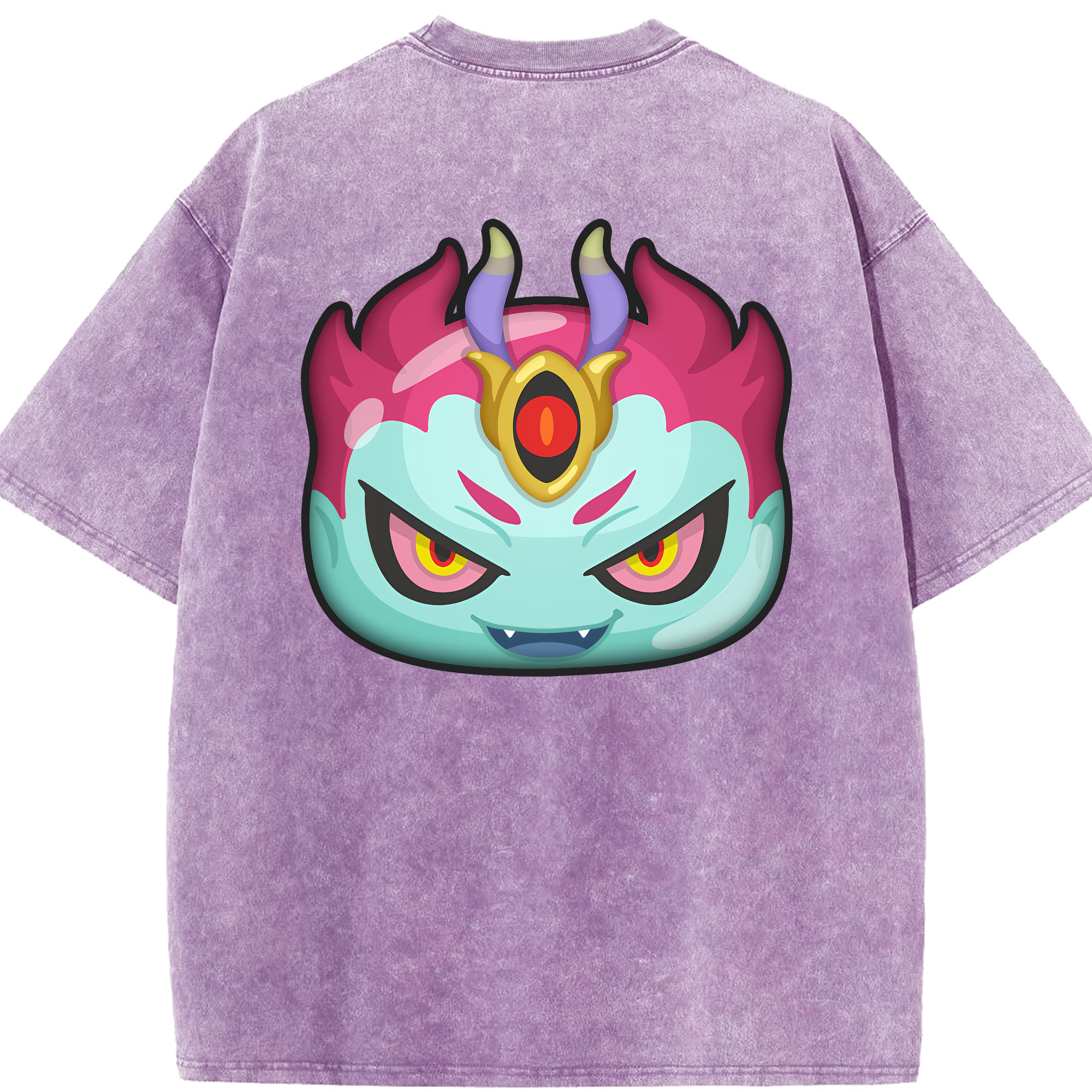 （画像用） 妖怪ウォッチ Yo-kai Watch 綿100% ヴィンテージ風 半袖Tシャツ（背面プリント）