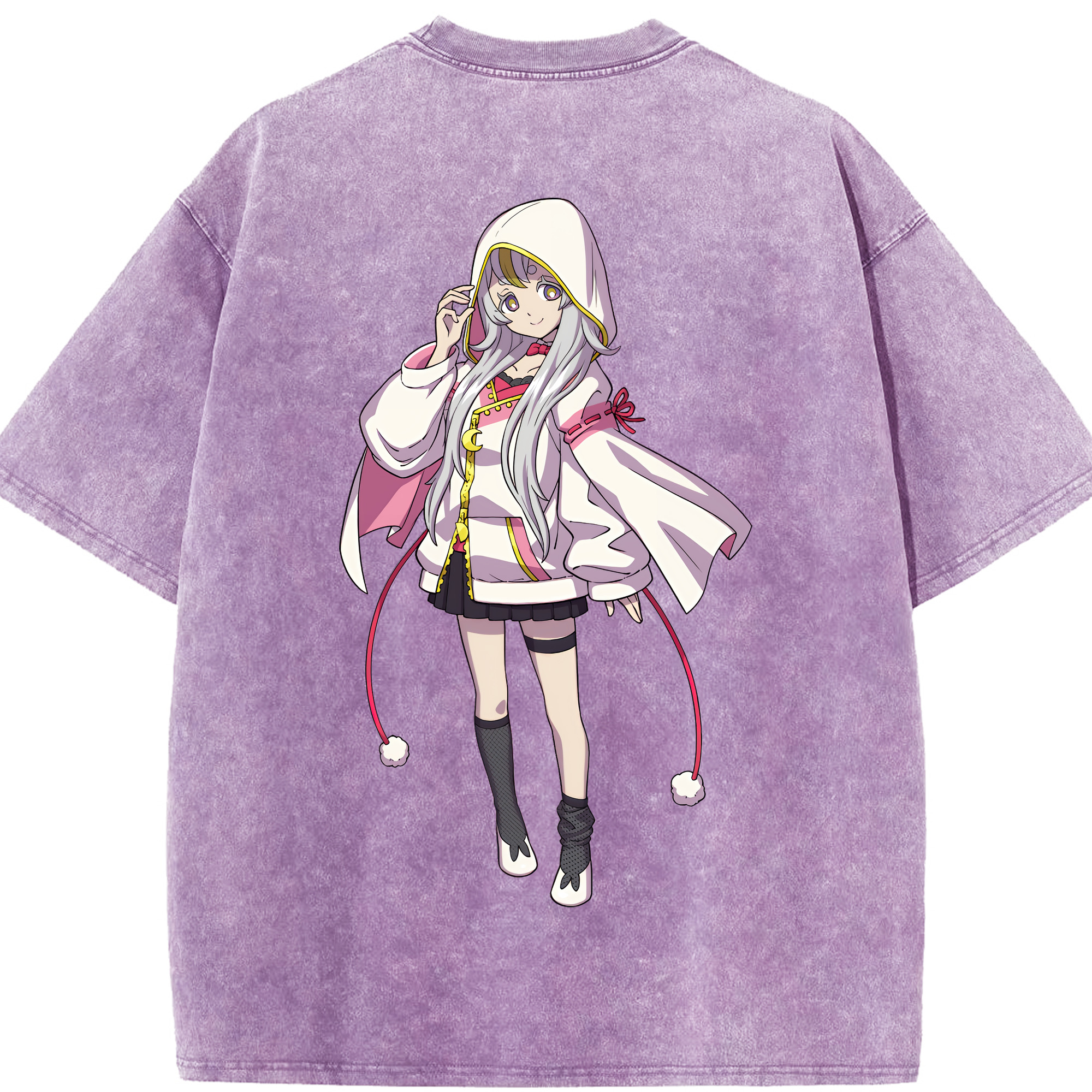 （画像用） 妖怪ウォッチ Yo-kai Watch 綿100% ヴィンテージ風 半袖Tシャツ（背面プリント）