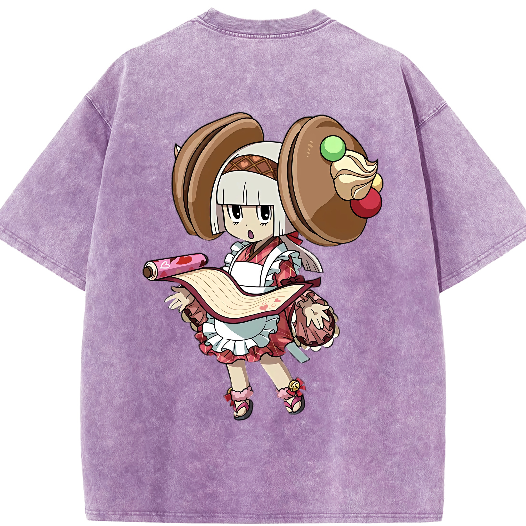 （画像用） 妖怪ウォッチ Yo-kai Watch 綿100% ヴィンテージ風 半袖Tシャツ（背面プリント）