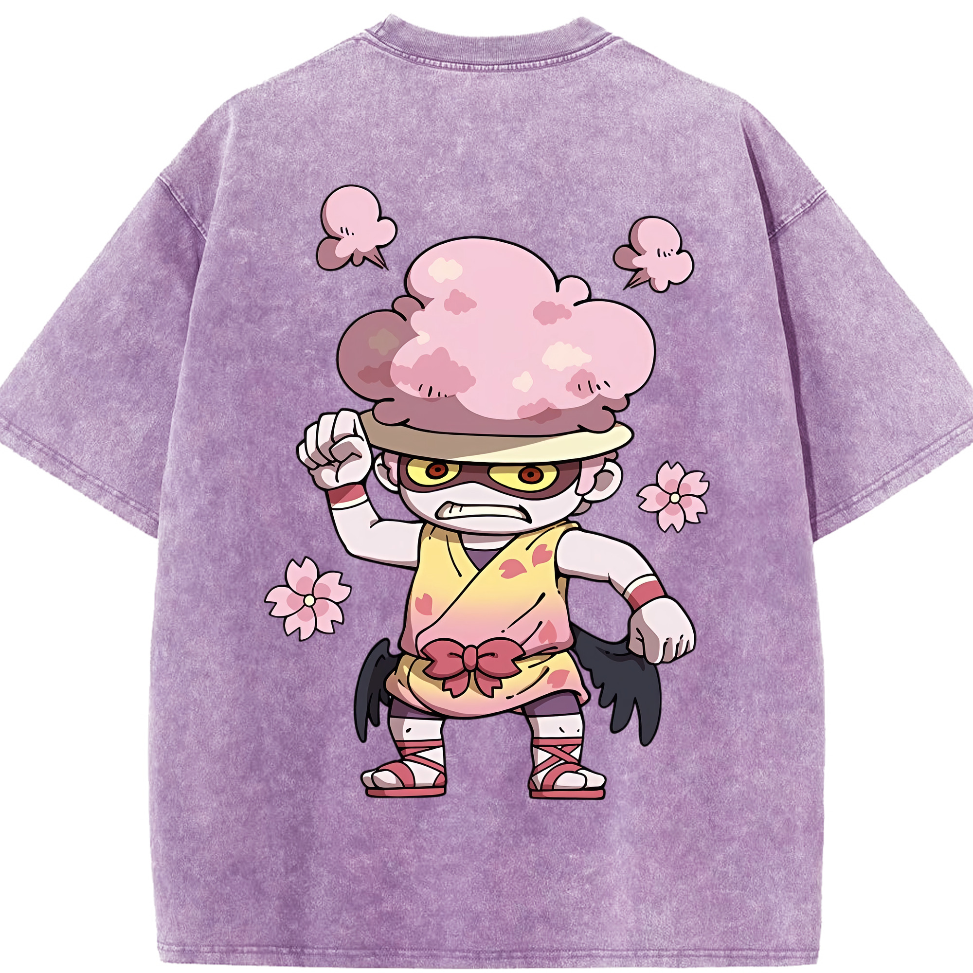 （画像用） 妖怪ウォッチ Yo-kai Watch 綿100% ヴィンテージ風 半袖Tシャツ（背面プリント）