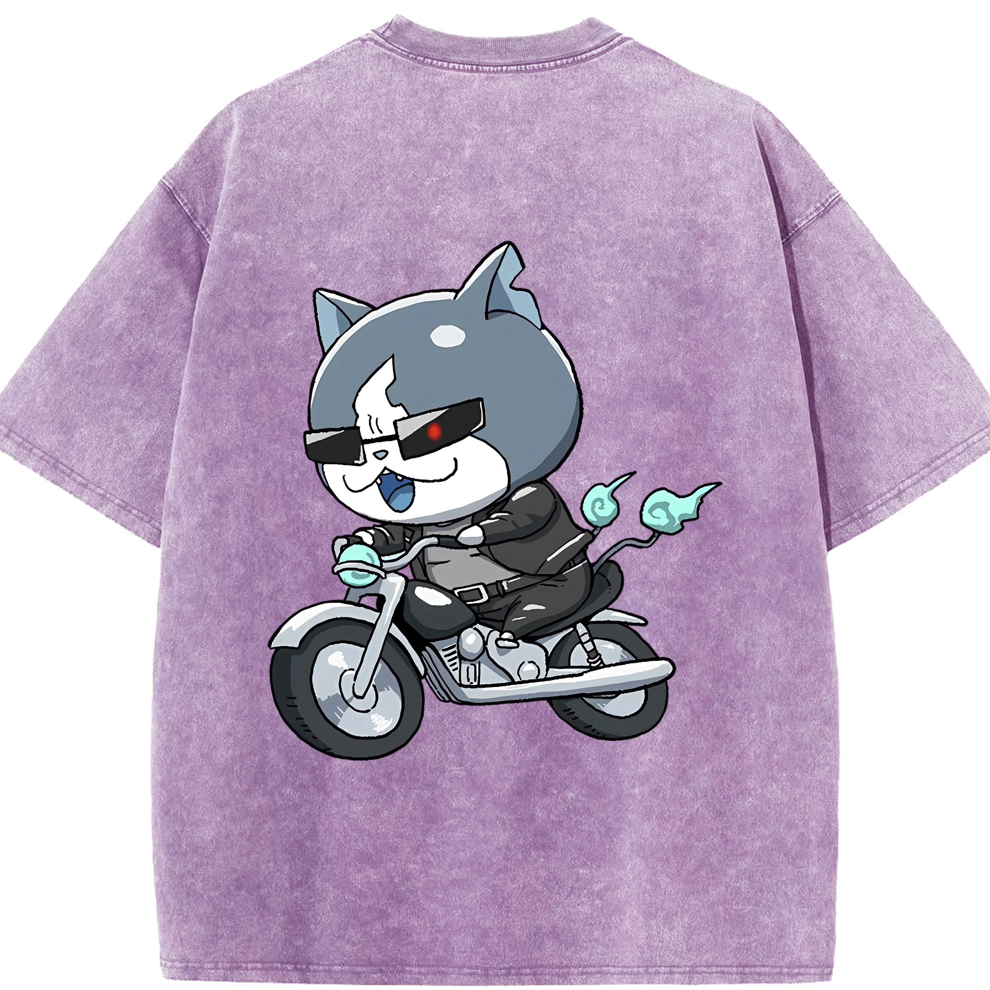 （画像用） 妖怪ウォッチ Yo-kai Watch 綿100% ヴィンテージ風 半袖Tシャツ（背面プリント）