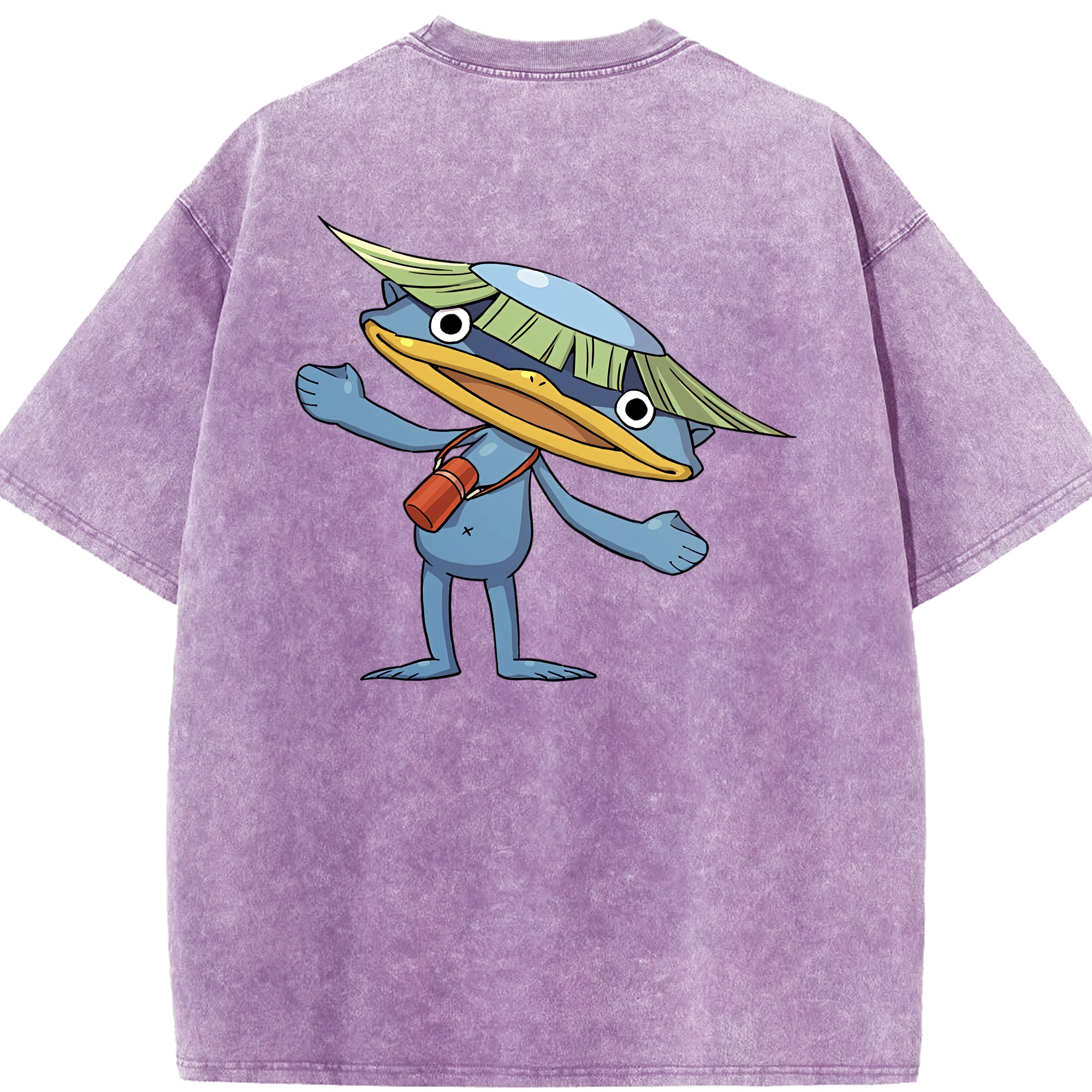 （画像用） 妖怪ウォッチ Yo-kai Watch 綿100% ヴィンテージ風 半袖Tシャツ（背面プリント）