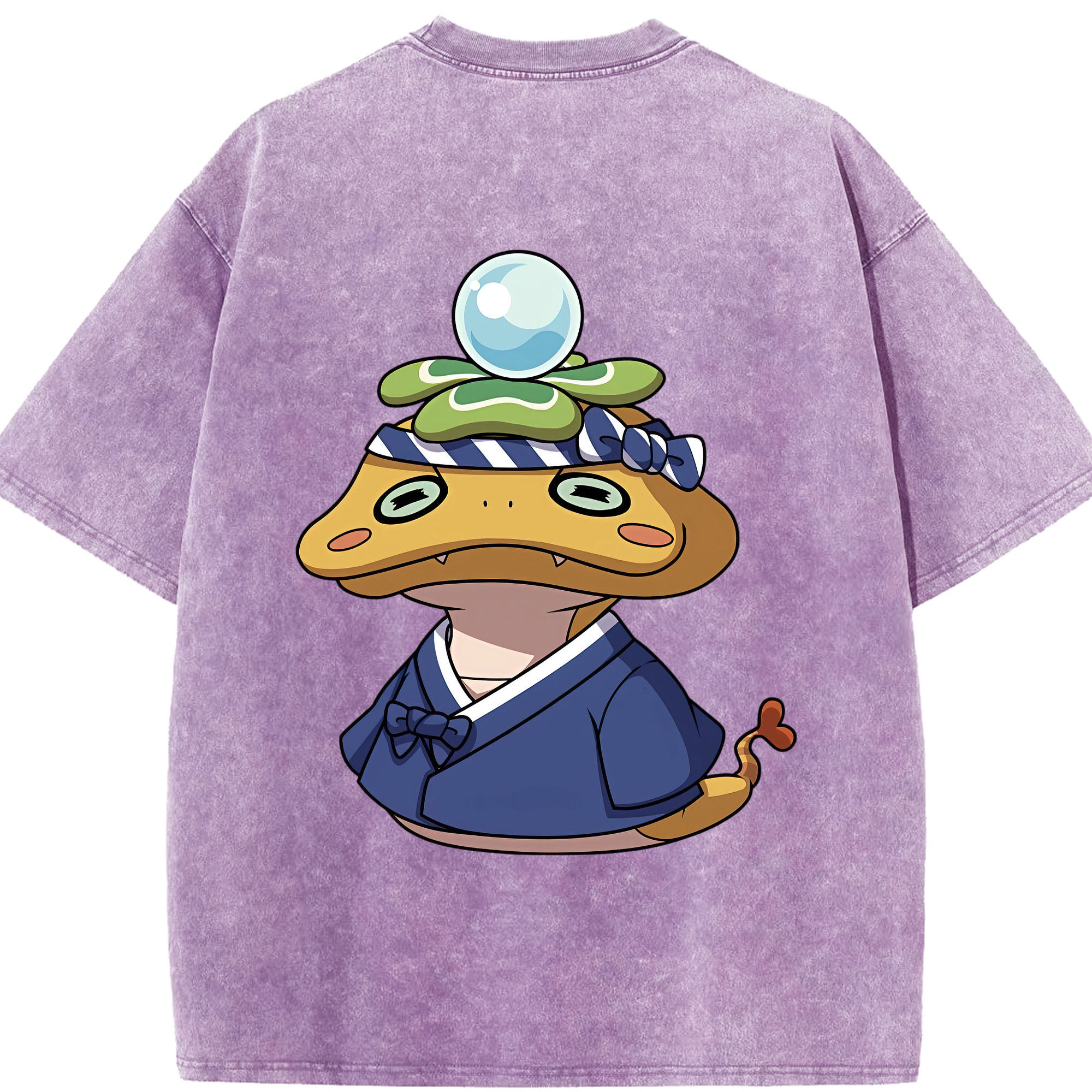 （画像用） 妖怪ウォッチ Yo-kai Watch 綿100% ヴィンテージ風 半袖Tシャツ（背面プリント）