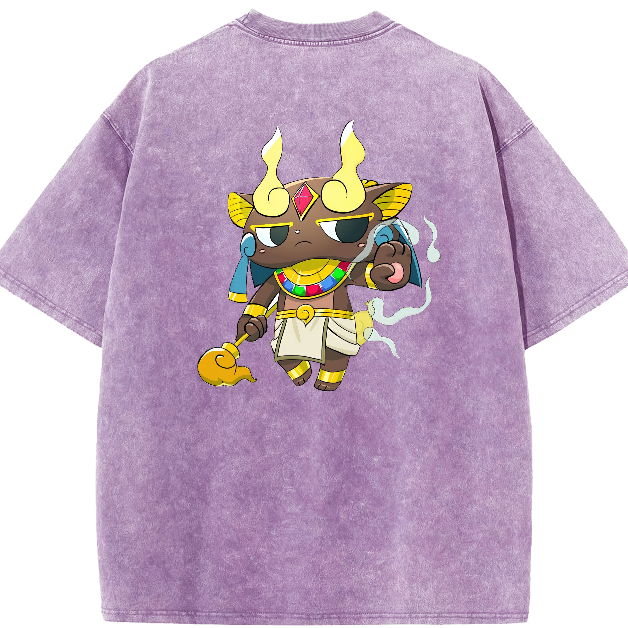 （画像用） 妖怪ウォッチ Yo-kai Watch 綿100% ヴィンテージ風 半袖Tシャツ（背面プリント）