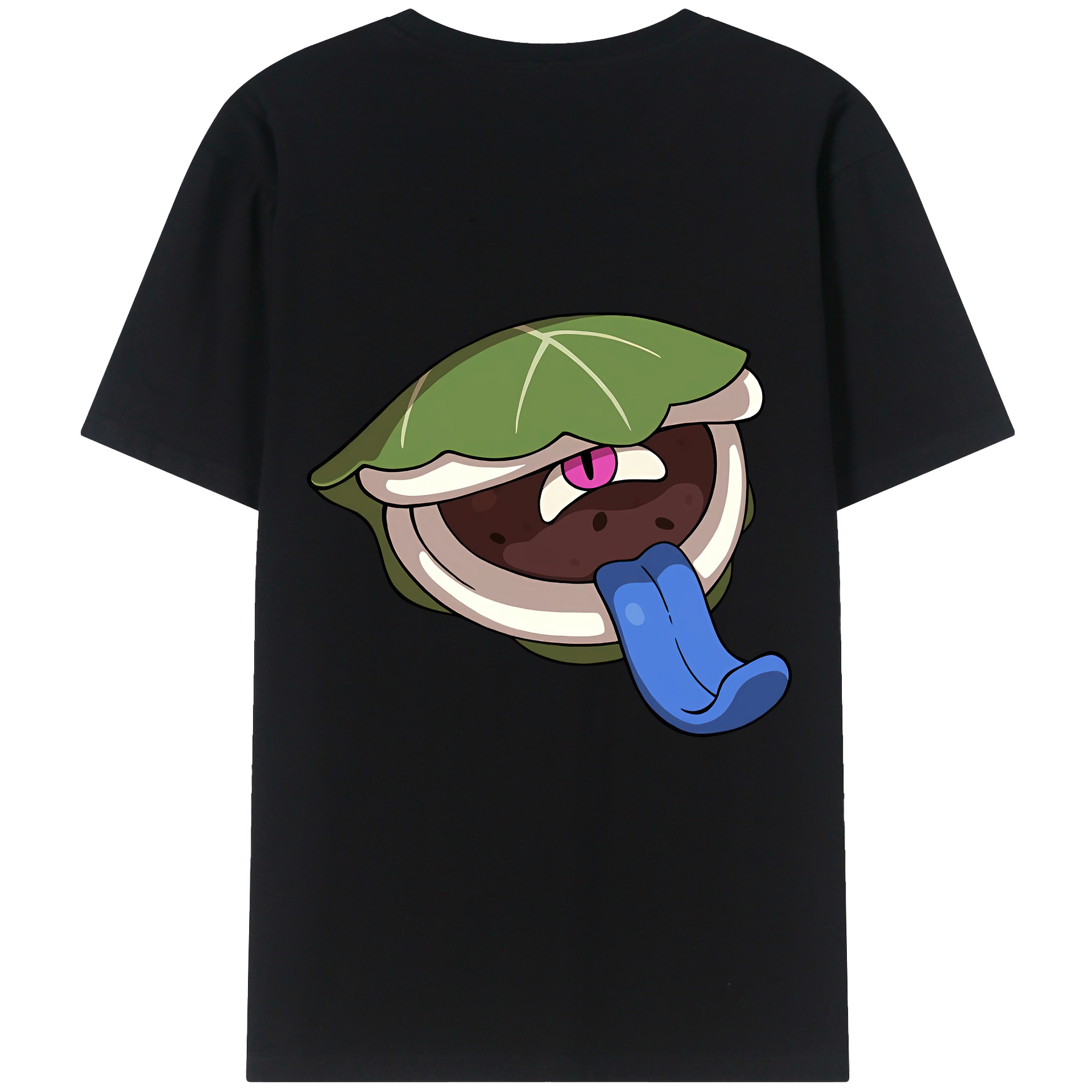 （画像用） 妖怪ウォッチ Yo-kai Watch 綿100％ メンズ半袖Tシャツ（バックプリント） 通気性