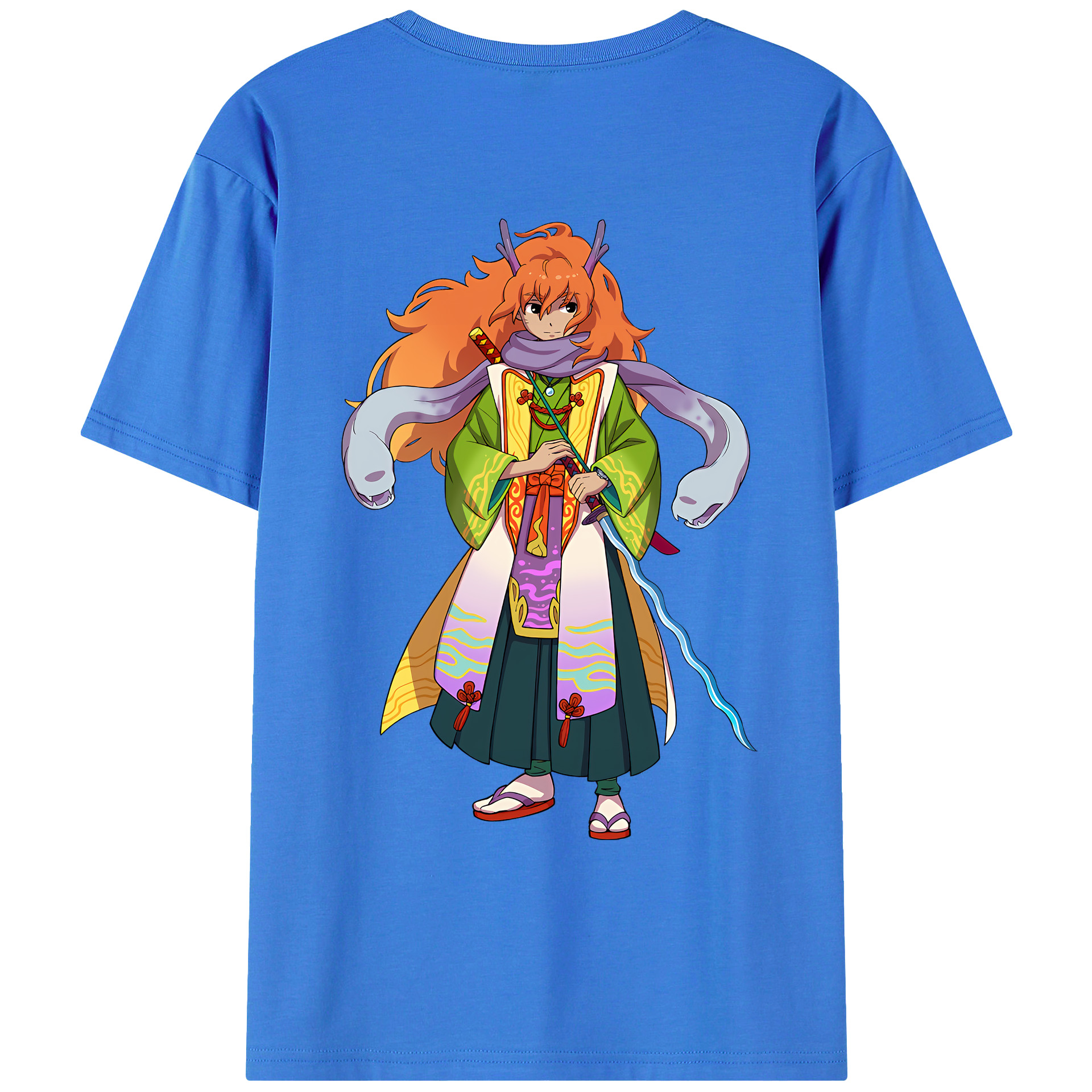 （画像用） 妖怪ウォッチ Yo-kai Watch 綿100％ メンズ半袖Tシャツ（バックプリント） 通気性