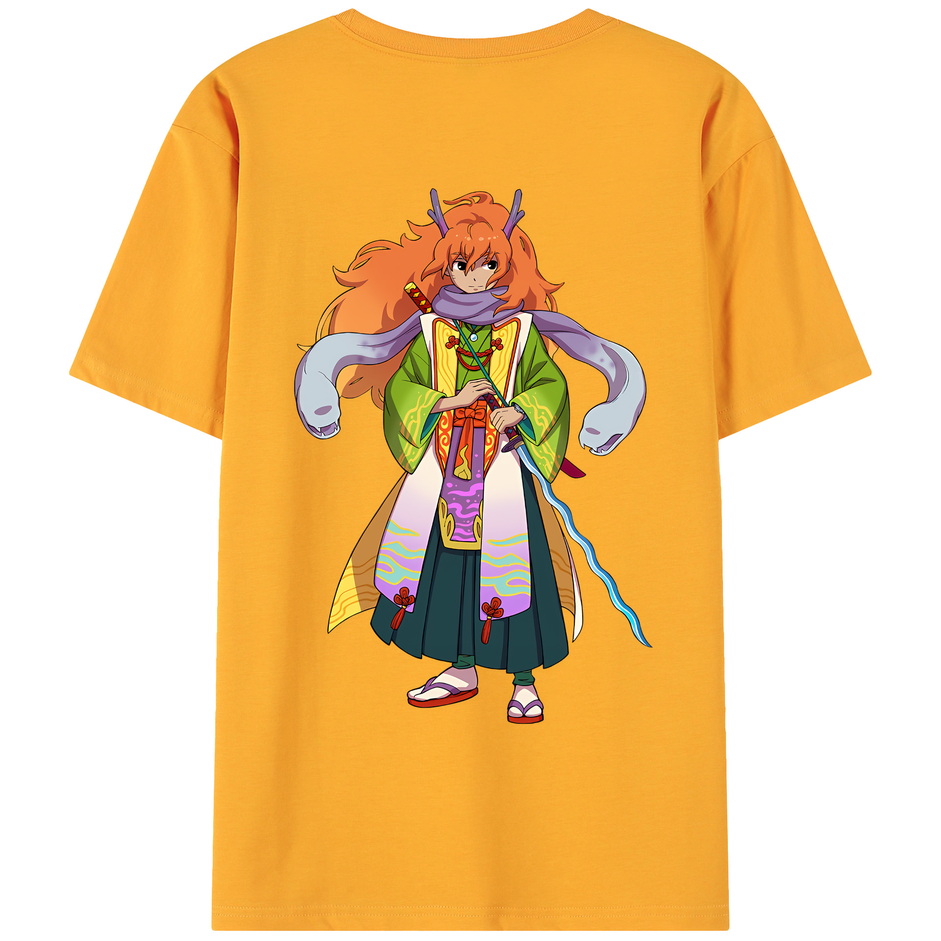 （画像用） 妖怪ウォッチ Yo-kai Watch 綿100％ メンズ半袖Tシャツ（バックプリント） 通気性