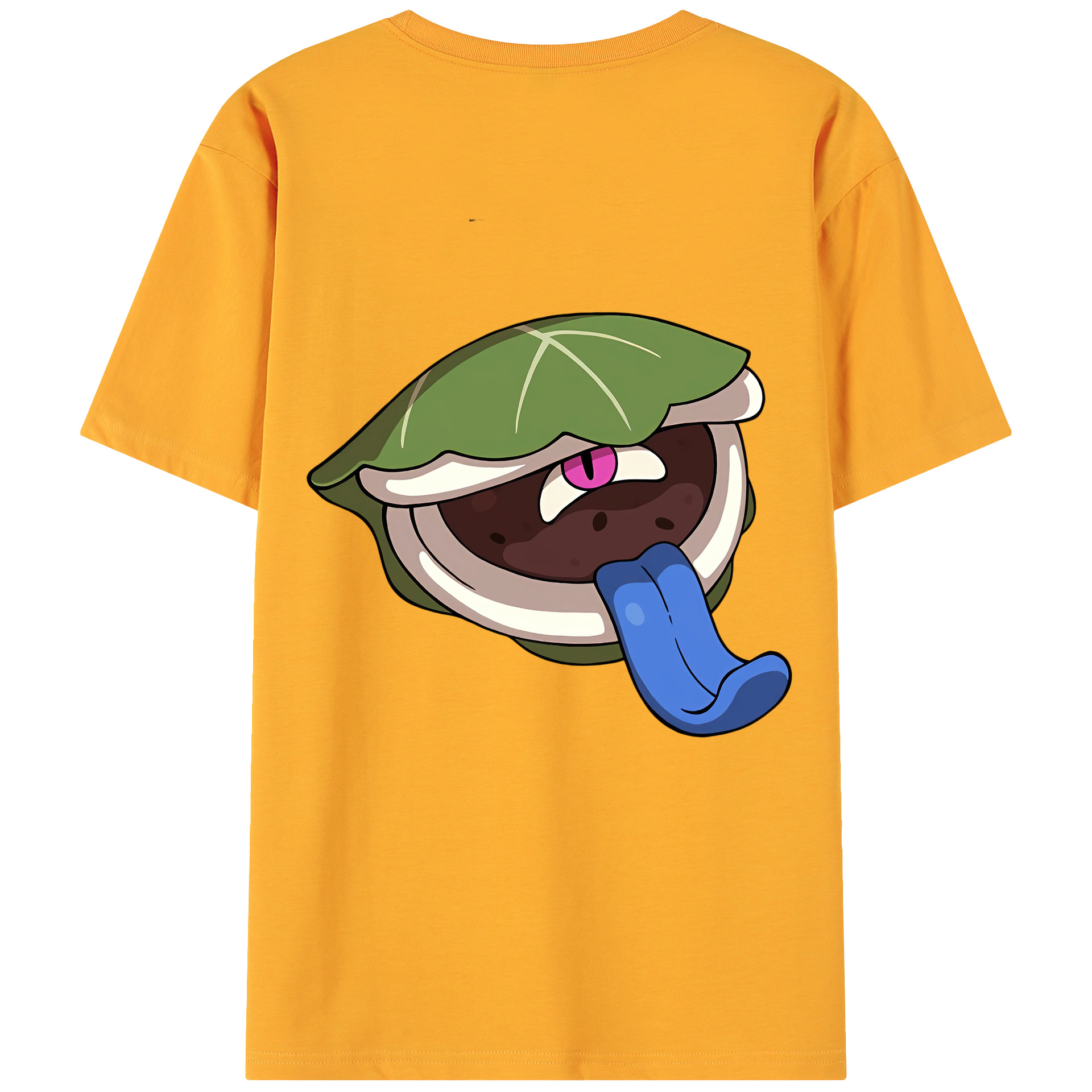 （画像用） 妖怪ウォッチ Yo-kai Watch 綿100％ メンズ半袖Tシャツ（バックプリント） 通気性