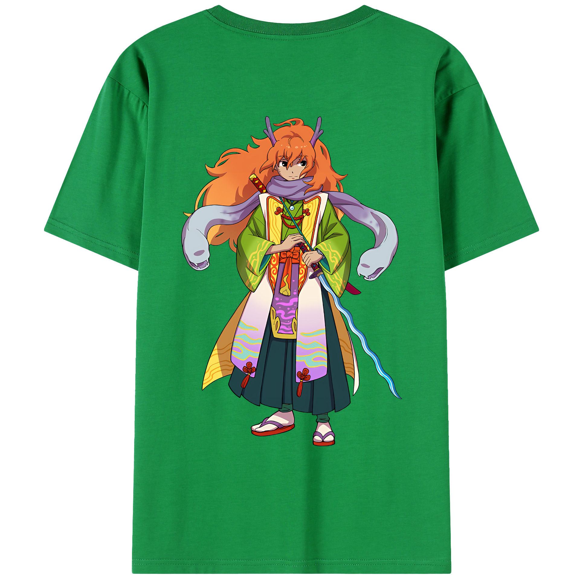 （画像用） 妖怪ウォッチ Yo-kai Watch 綿100％ メンズ半袖Tシャツ（バックプリント） 通気性