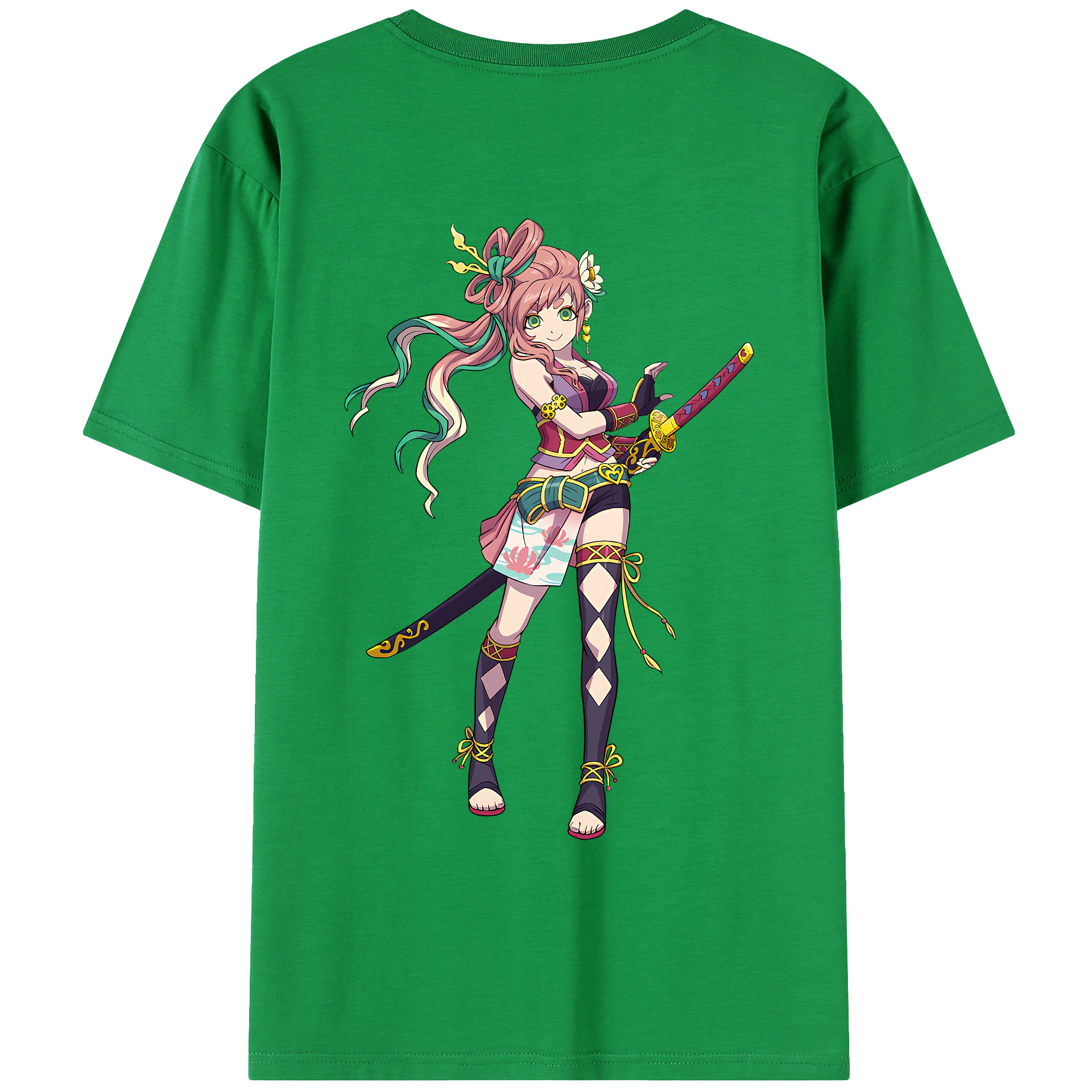 （画像用） 妖怪ウォッチ Yo-kai Watch 綿100％ メンズ半袖Tシャツ（バックプリント） 通気性